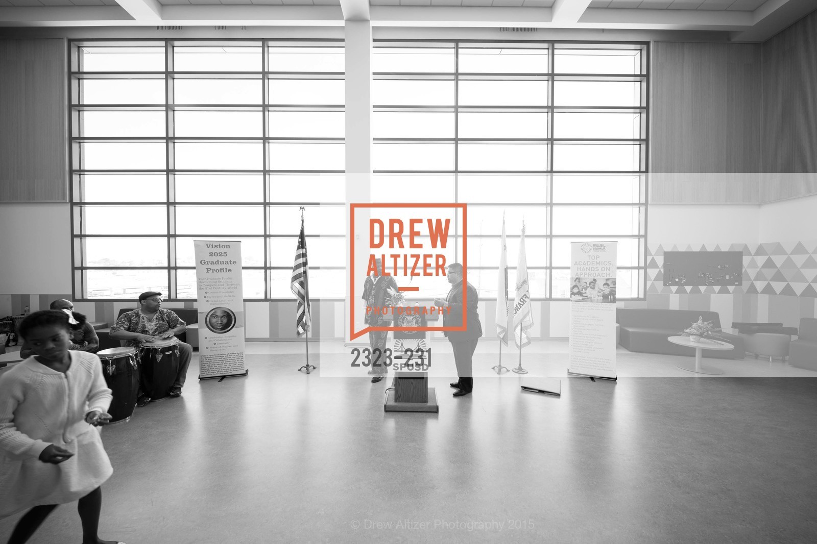 Atmosphere, Willie L. Brown Middle School Ribbon Cutting Ceremony, Willie L. Brown Middle School. 2055 Silver Avenue, August 13th, 2015,Drew Altizer, Drew Altizer Photography, full-service agency, private events, San Francisco photographer, photographer california