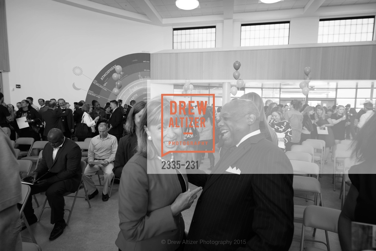 Jackie Speier, Willie Brown, Gucci & Vogue Dinner, Willie L. Brown Middle School. Willie L. Brown Middle School, . 2055 Silver Avenue, August 14th, 2015, Photo #2335-231 Jackie Speier, Willie Brown, Photo #2335-231