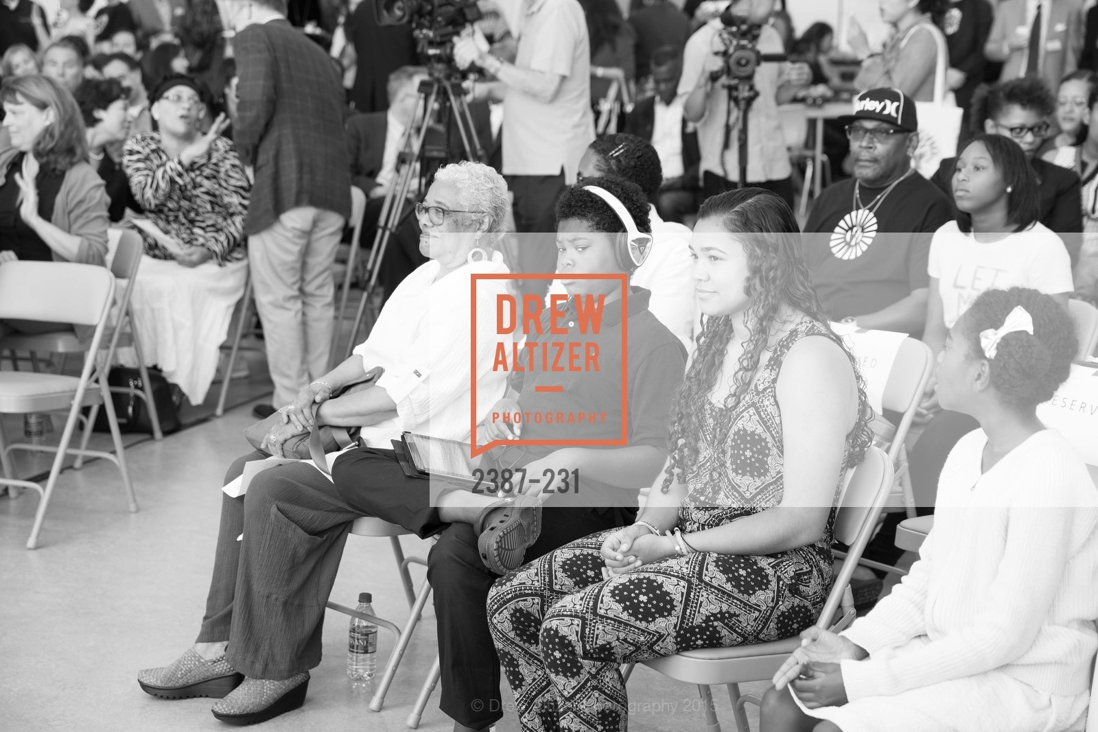 Blanche Brown, Lorde Brown, Willie L. Brown Middle School Ribbon Cutting Ceremony, Willie L. Brown Middle School. 2055 Silver Avenue, August 13th, 2015,Drew Altizer, Drew Altizer Photography, full-service agency, private events, San Francisco photographer, photographer california