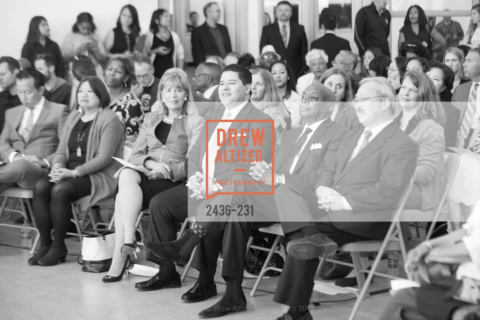 Richard Carranza, Willie Brown, Ed Lee, Willie L. Brown Middle School Ribbon Cutting Ceremony, Willie L. Brown Middle School. 2055 Silver Avenue, August 13th, 2015,Drew Altizer, Drew Altizer Photography, full-service agency, private events, San Francisco photographer, photographer california