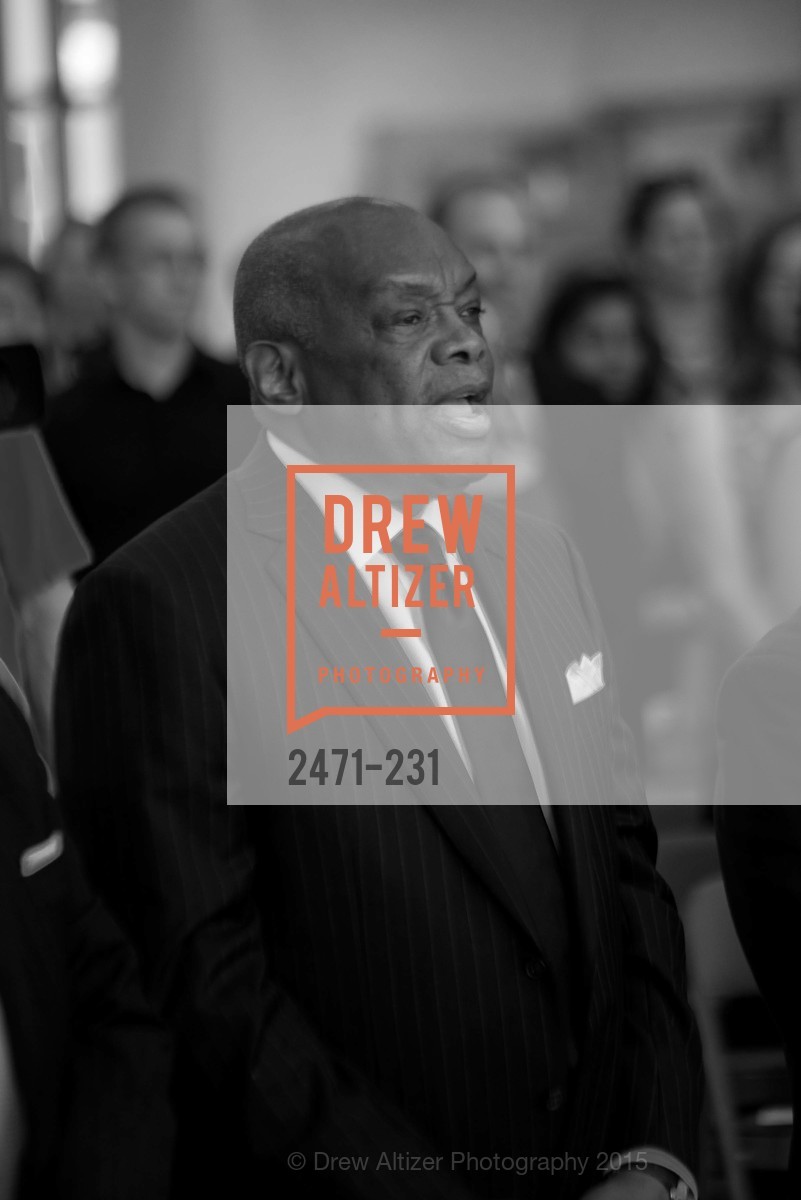 Willie Brown, Gucci & Vogue Dinner, Willie L. Brown Middle School. Willie L. Brown Middle School, . 2055 Silver Avenue, August 14th, 2015, Photo #2471-231 Willie Brown, Photo #2471-231