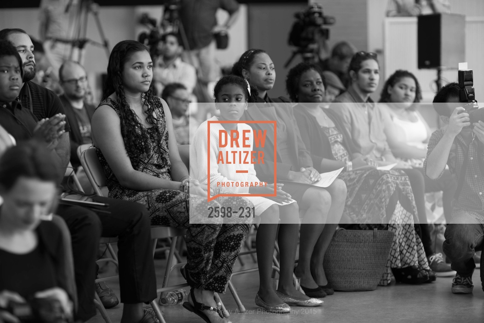 Matea Brown, Isabelle Brown, Willie L. Brown Middle School Ribbon Cutting Ceremony, Willie L. Brown Middle School. 2055 Silver Avenue, August 13th, 2015,Drew Altizer, Drew Altizer Photography, full-service agency, private events, San Francisco photographer, photographer california