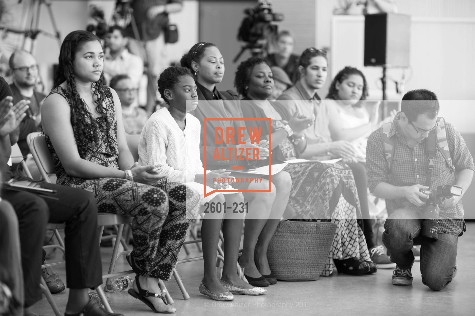 Matea Brown, Isabelle Brown, Willie L. Brown Middle School Ribbon Cutting Ceremony, Willie L. Brown Middle School. 2055 Silver Avenue, August 13th, 2015,Drew Altizer, Drew Altizer Photography, full-service agency, private events, San Francisco photographer, photographer california