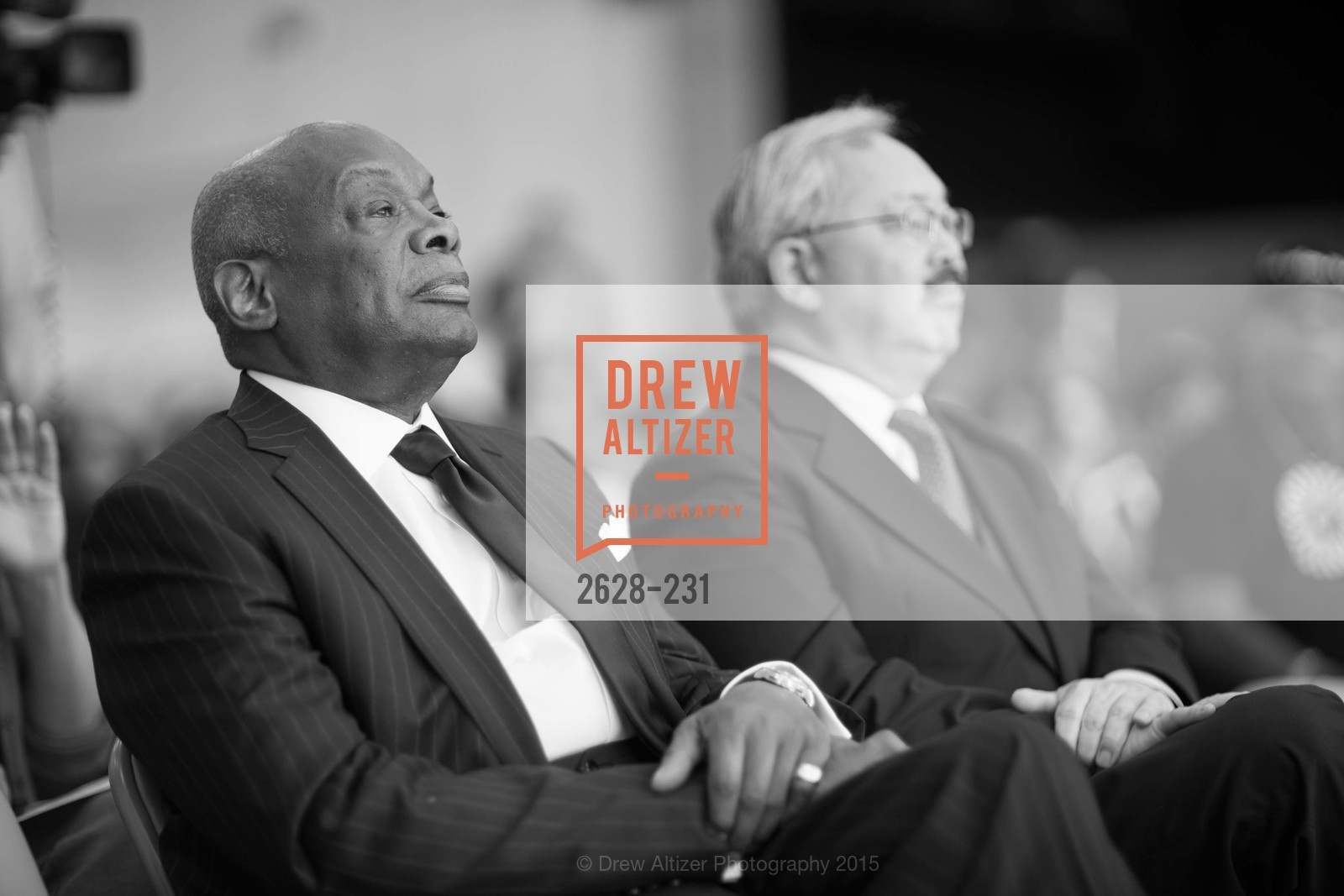 Willie Brown, Ed Lee, Willie L. Brown Middle School Ribbon Cutting Ceremony, Willie L. Brown Middle School. 2055 Silver Avenue, August 13th, 2015,Drew Altizer, Drew Altizer Photography, full-service agency, private events, San Francisco photographer, photographer california