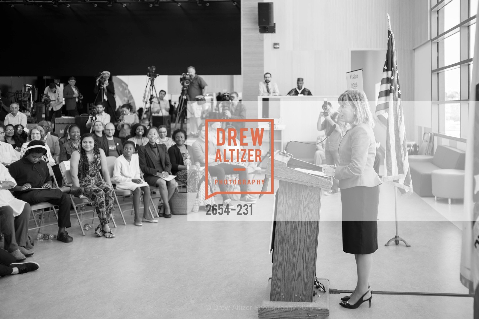 Jackie Speier, Willie L. Brown Middle School Ribbon Cutting Ceremony, Willie L. Brown Middle School. 2055 Silver Avenue, August 13th, 2015,Drew Altizer, Drew Altizer Photography, full-service agency, private events, San Francisco photographer, photographer california