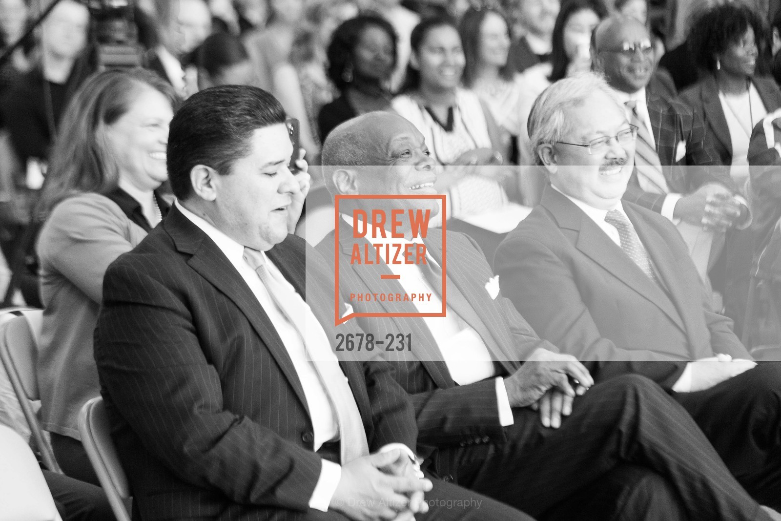 Richard Carranza, Willie Brown, Ed Lee, Willie L. Brown Middle School Ribbon Cutting Ceremony, Willie L. Brown Middle School. 2055 Silver Avenue, August 13th, 2015,Drew Altizer, Drew Altizer Photography, full-service agency, private events, San Francisco photographer, photographer california
