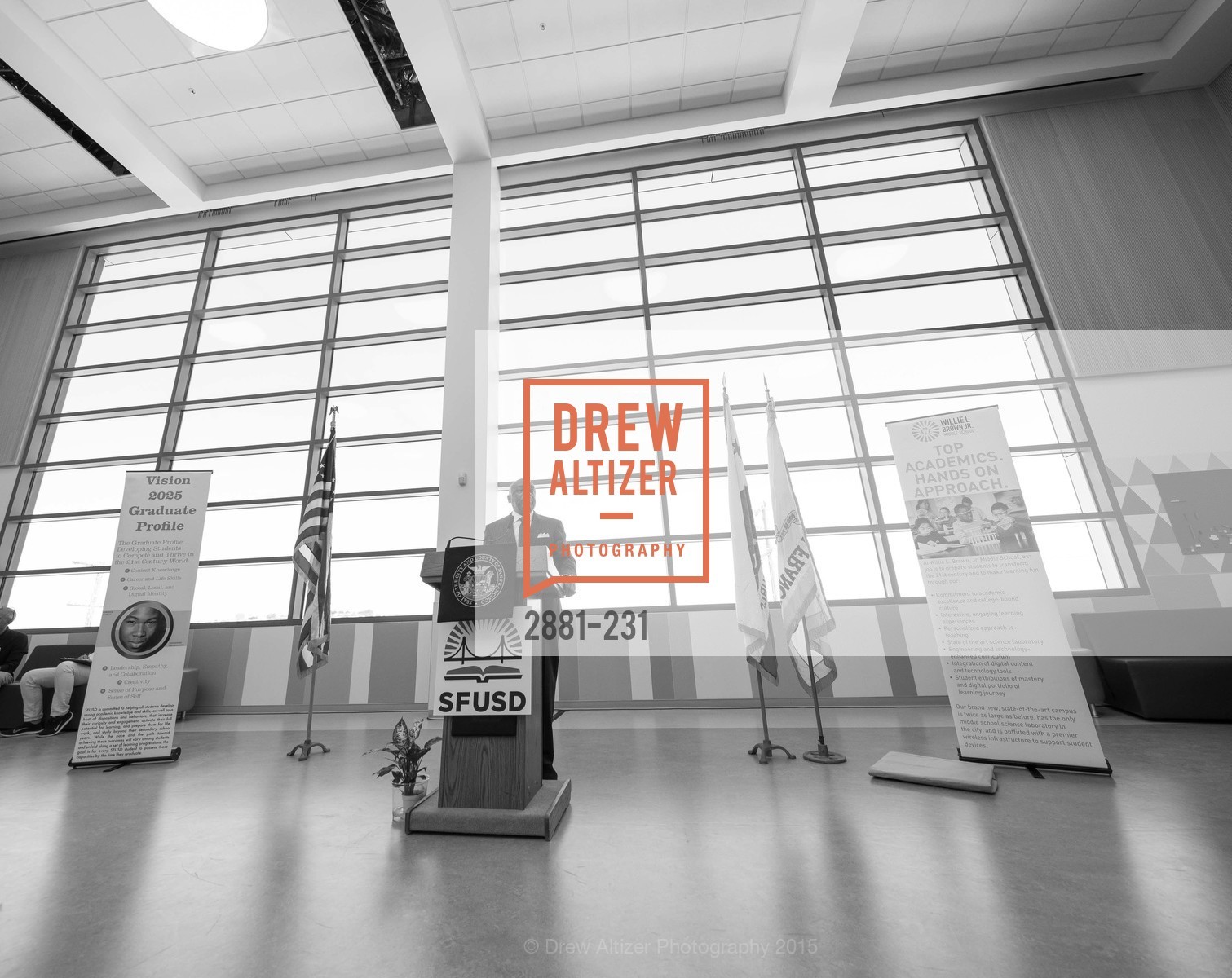 Willie Brown, Willie L. Brown Middle School Ribbon Cutting Ceremony, Willie L. Brown Middle School. 2055 Silver Avenue, August 13th, 2015,Drew Altizer, Drew Altizer Photography, full-service agency, private events, San Francisco photographer, photographer california