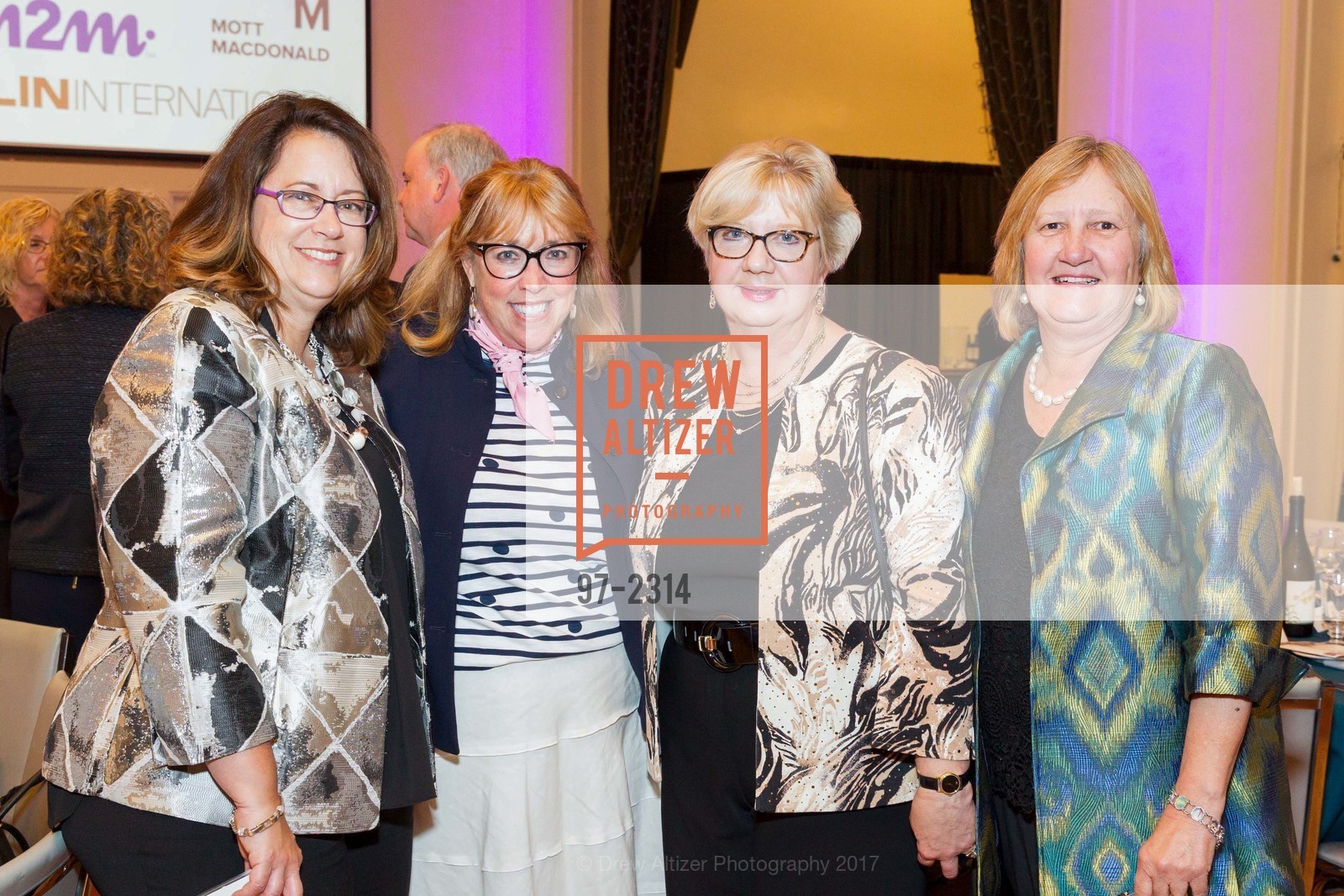 Deborah Dagang, Lillian Haines, Darlene Gee, Amy Worth, Women's Transportation Seminar SF Annual Scholarships & Awards Event 2017, The Scottish Rite Center. 1547 Lakeside Drive Oakland, California 94612, June 7th, 2017, Photo #97-2314 Deborah Dagang, Lillian Haines, Darlene Gee, Amy Worth, Photo #97-2314