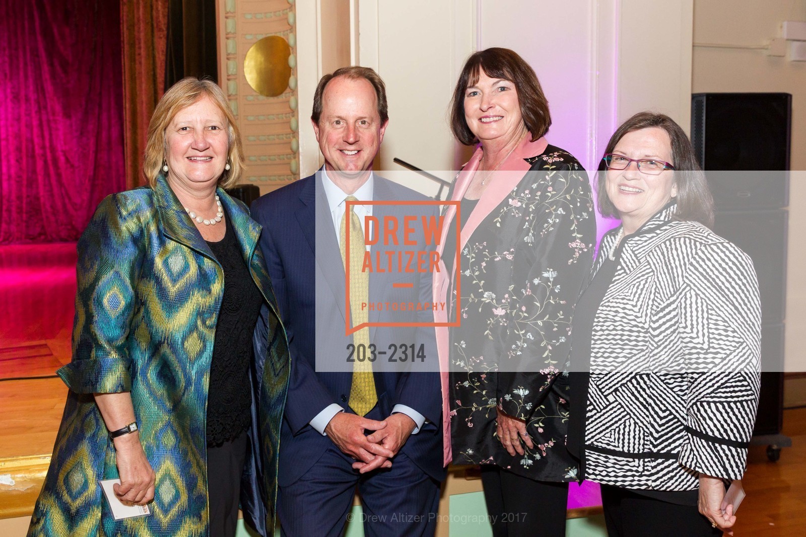 Amy Worth, Steve Heminger, Adrienne Tissier, Julie Pierce, Women's Transportation Seminar SF Annual Scholarships & Awards Event 2017, The Scottish Rite Center. 1547 Lakeside Drive Oakland, California 94612, June 7th, 2017, Photo #203-2314 Amy Worth, Steve Heminger, Adrienne Tissier, Julie Pierce, Photo #203-2314