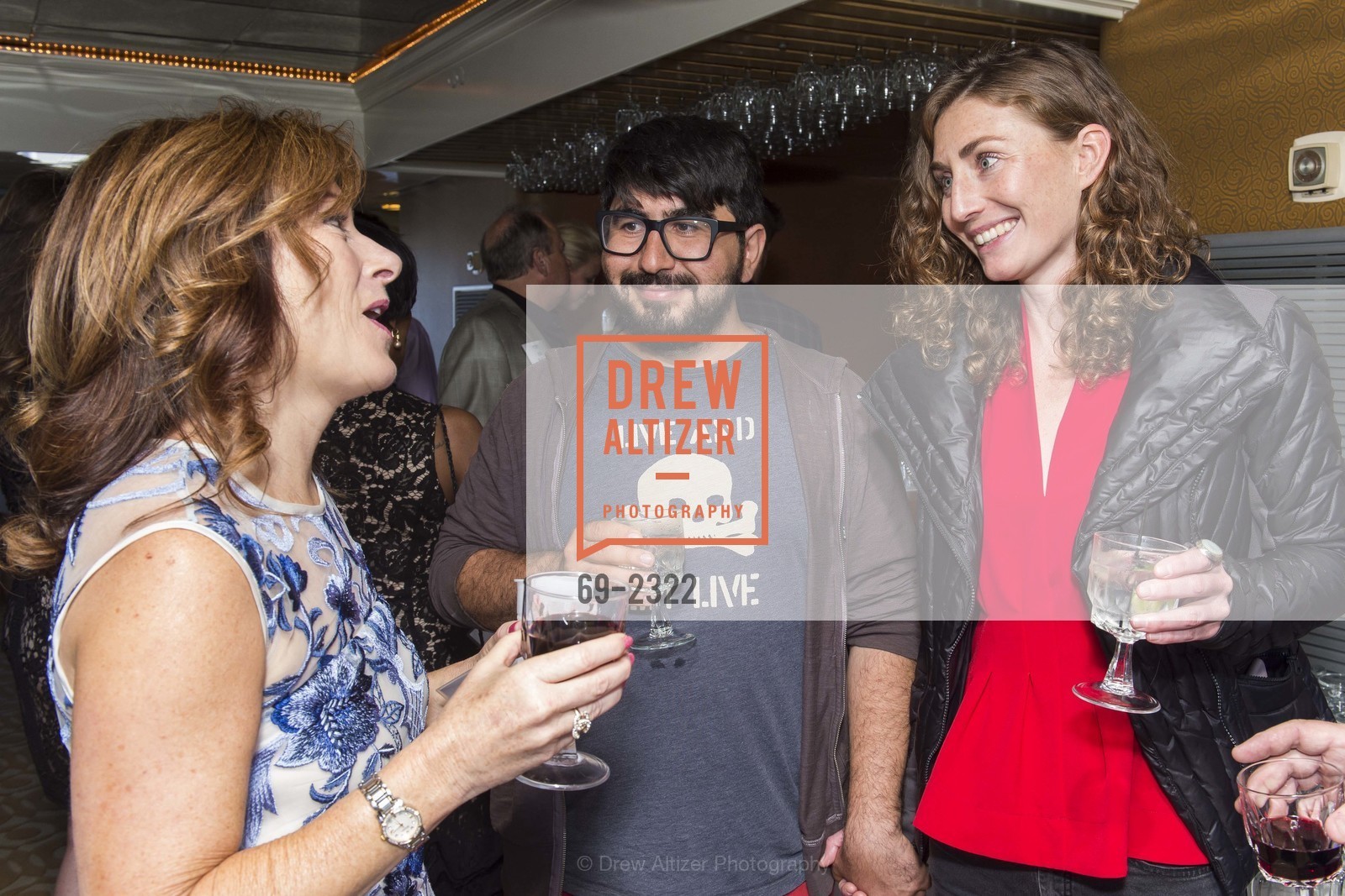 Gail Dolton, Selcuk Atli, Isabelle Drever, Drever Investor Appreciation Cruise, Pier 40, Photo #69-2322 Gail Dolton, Selcuk Atli, Isabelle Drever, Photo #69-2322