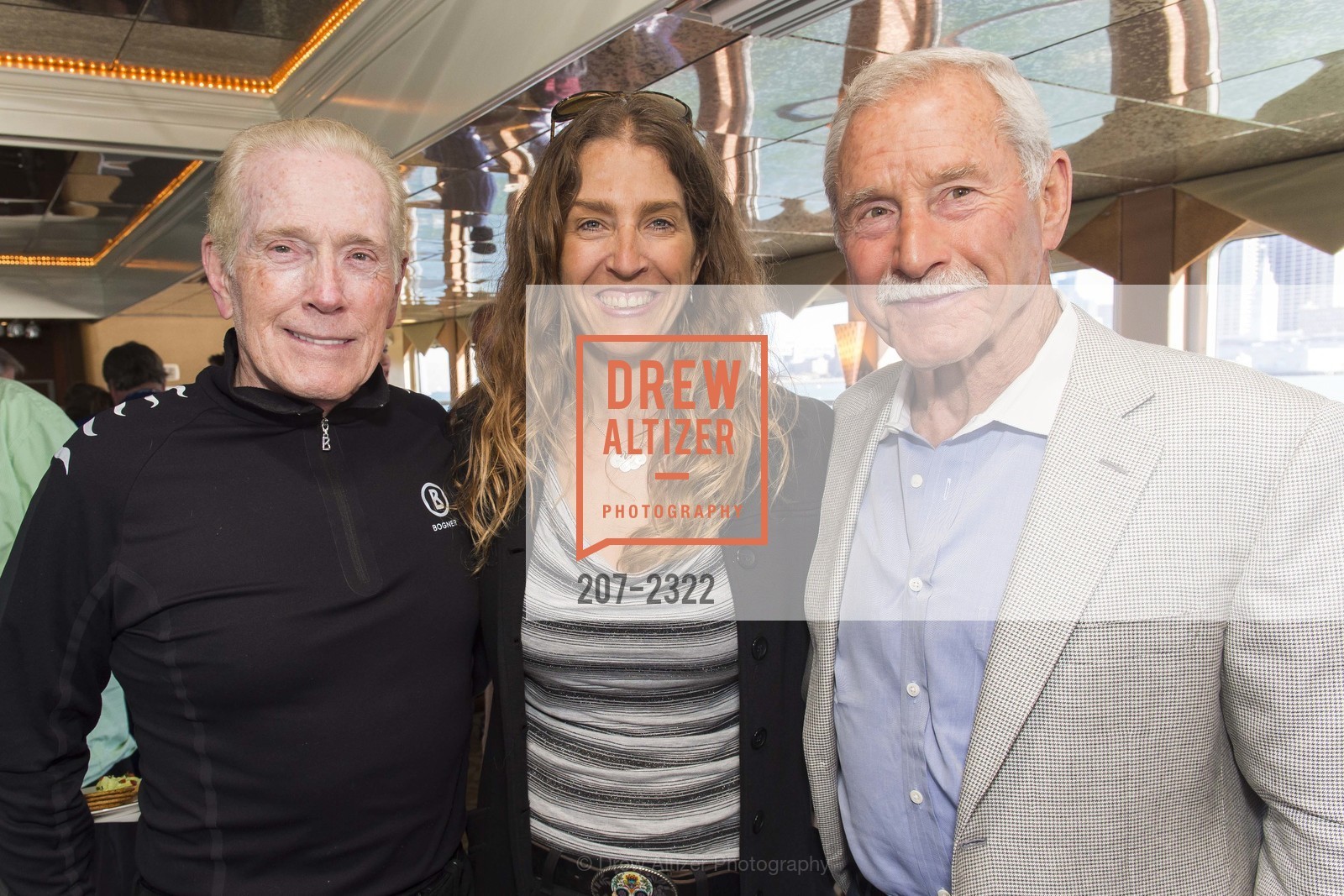Harry Genant, Judith Kline, Maxwell Drever, Drever Investor Appreciation Cruise, Pier 40, Photo #207-2322 Harry Genant, Judith Kline, Maxwell Drever, Photo #207-2322