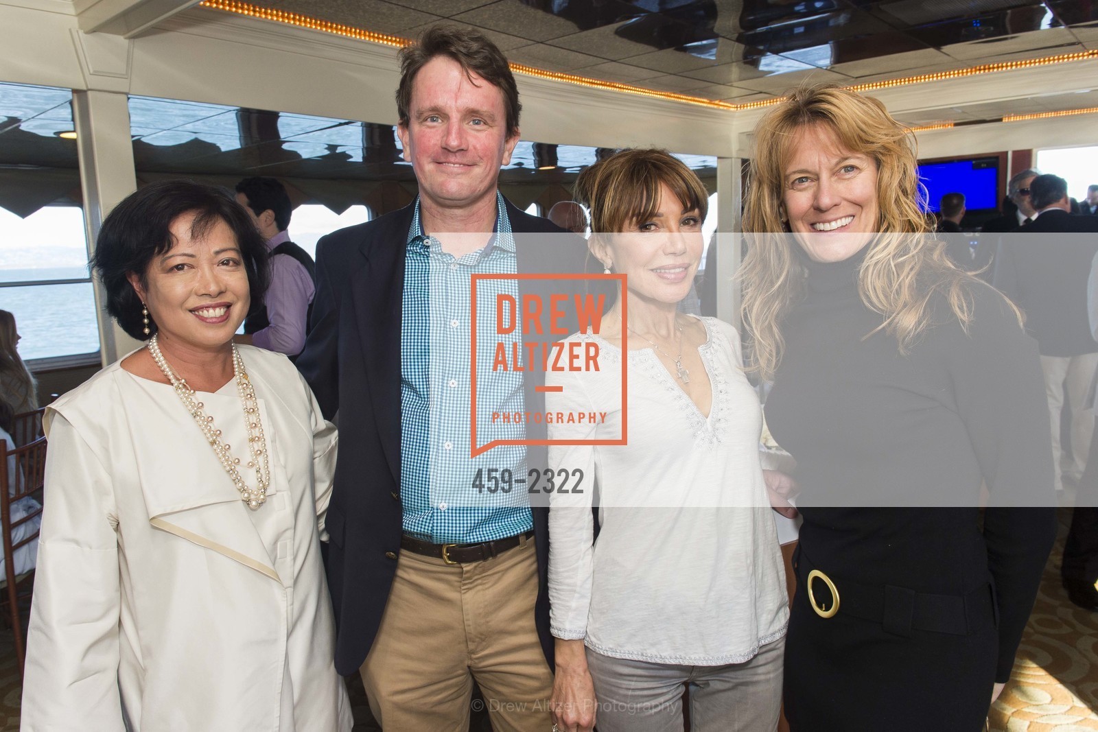 Cherie Santos-Wuest, Dave Sherry, Azita Mujica-Beavers, Michelle Klink, Drever Investor Appreciation Cruise, Pier 40, Photo #459-2322 Cherie Santos-Wuest, Dave Sherry, Azita Mujica-Beavers, Michelle Klink, Photo #459-2322