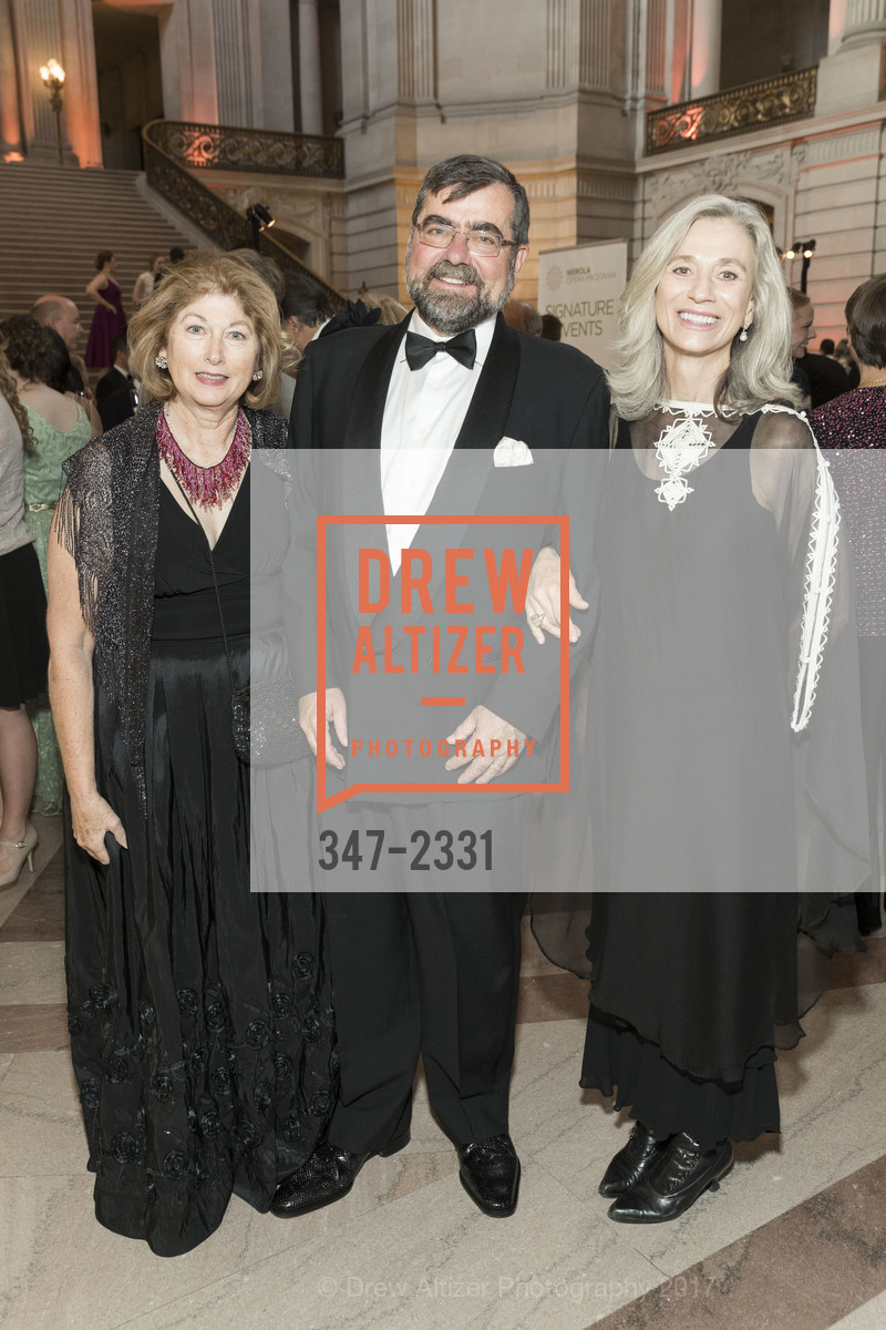 Mary Sue Bizzarri, Maurice Bizzarri, Anna Pope, Merola 60th Anniversary Benefit Gala & Concert, City Hall and Veterans Building, June 11th, 2017, Photo #347-2331 Mary Sue Bizzarri, Maurice Bizzarri, Anna Pope, Photo #347-2331