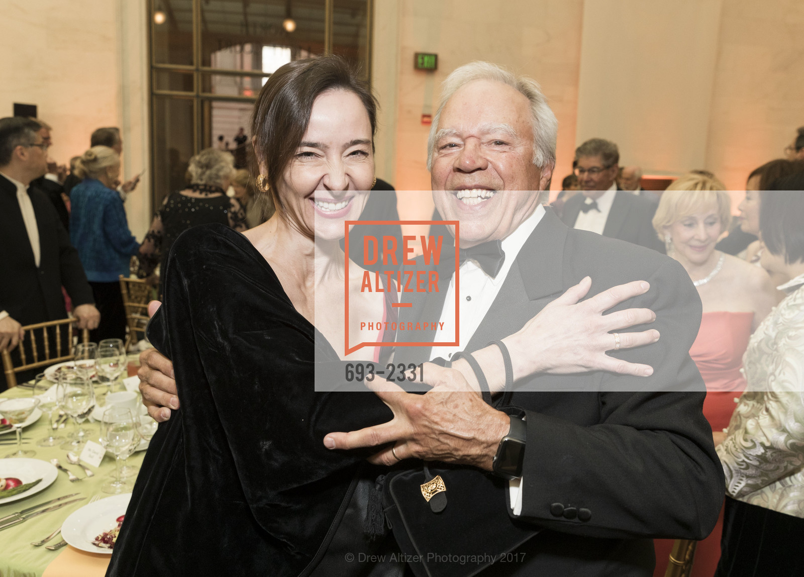 Chandra Rudd, Tom Burkhart, Merola 60th Anniversary Benefit Gala & Concert, City Hall and Veterans Building, June 11th, 2017, Photo #693-2331 Chandra Rudd, Tom Burkhart, Photo #693-2331