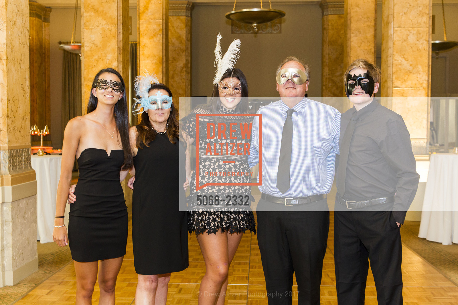 Eileen Baylis, McKenzie Baylis, Will Baylis, Buster Baylis, SF Debutante Masquerade Ball 2017, Metropolitan Club. 640 Sutter St, June 13th, 2017, Photo #5068-2332 Eileen Baylis, McKenzie Baylis, Will Baylis, Buster Baylis, Photo #5068-2332