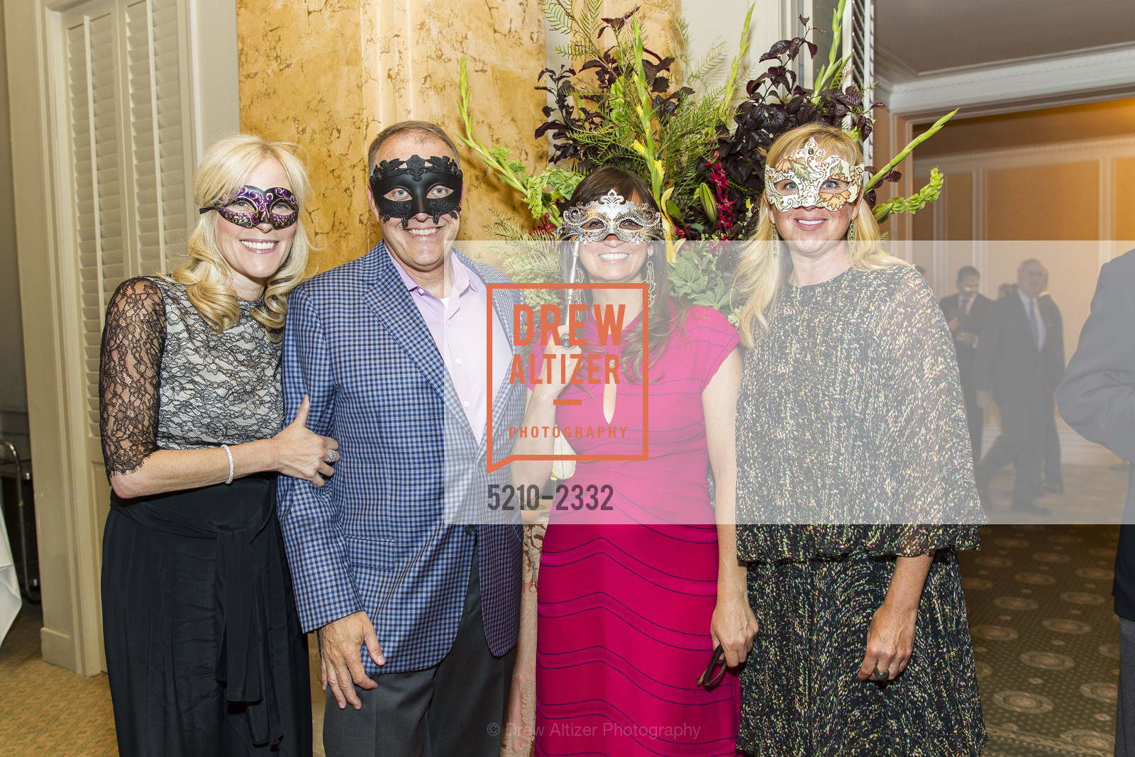 Carrie Lehman, John Elder, Heather Elder, Kathy Barish, SF Debutante Masquerade Ball 2017, Metropolitan Club. 640 Sutter St, Photo #5210-2332 Carrie Lehman, John Elder, Heather Elder, Kathy Barish, Photo #5210-2332