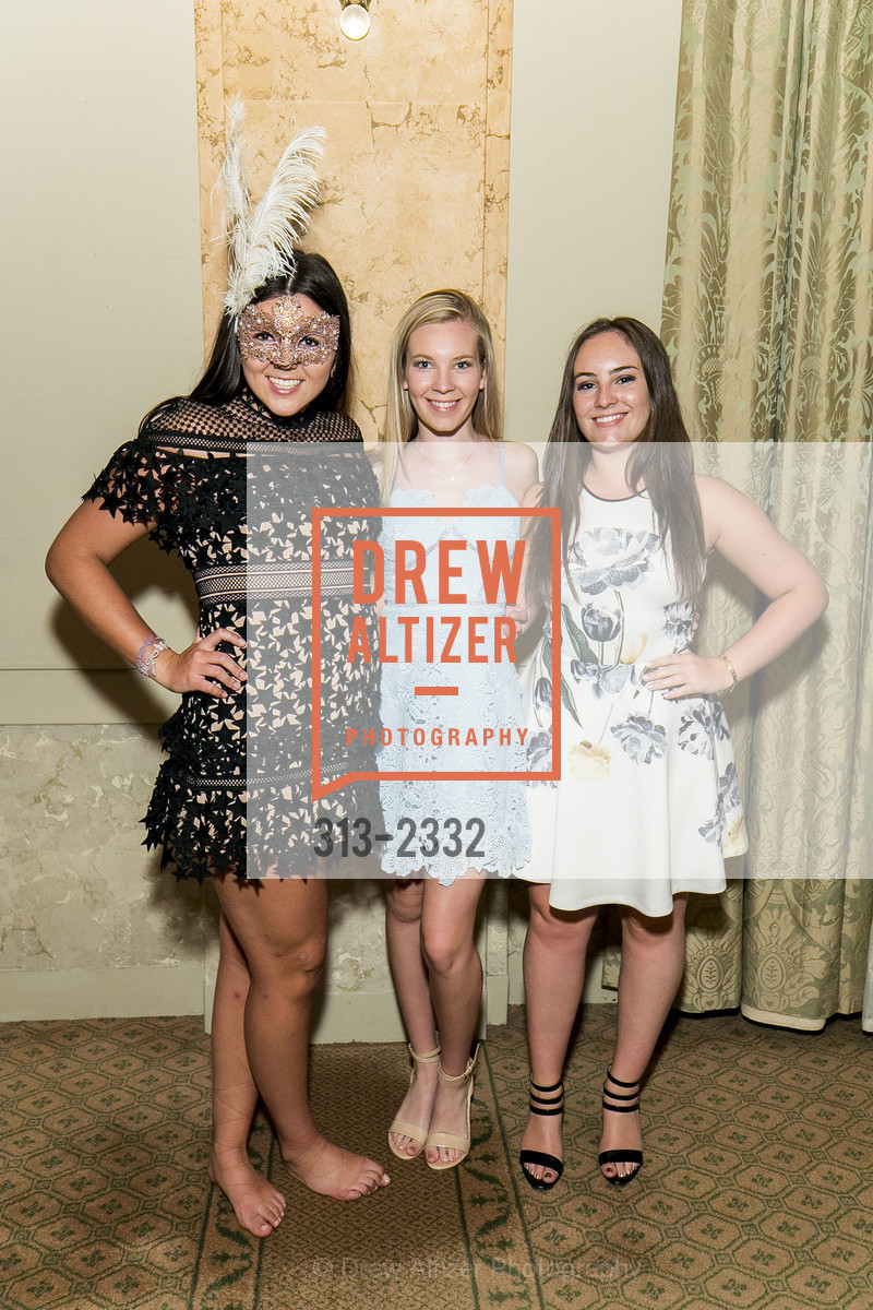 McKenzie Baylis, Devon Cusack, Hailey Cusack, SF Debutante Masquerade Ball 2017, Metropolitan Club. 640 Sutter St, Photo #313-2332 McKenzie Baylis, Devon Cusack, Hailey Cusack, Photo #313-2332
