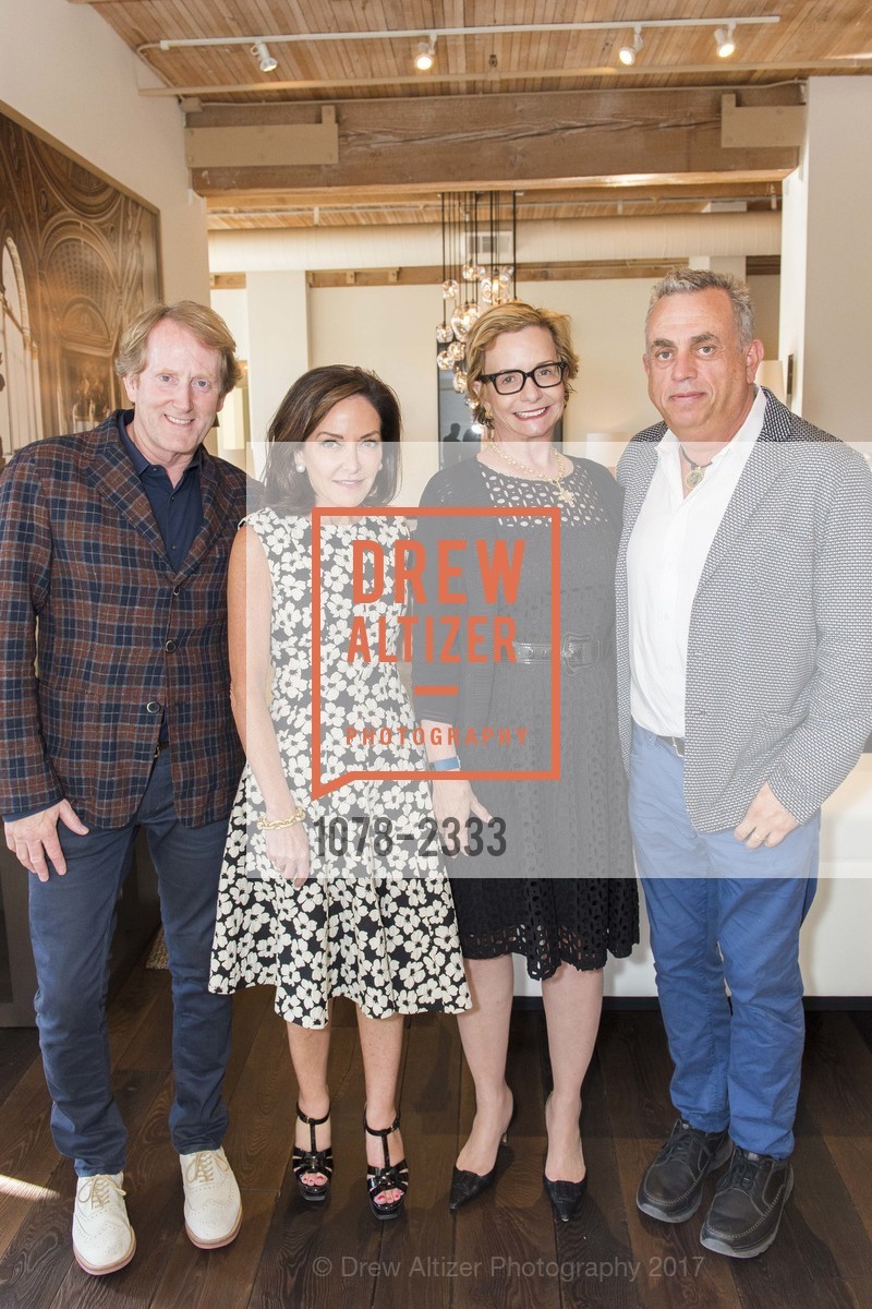 Jonathan Browning, Margaret Russell, Barbara Friedmann, Marco Heithaus, De Sousa Hughes and Galerie Summer Celebration 2017, De Sousa Hughes Showroom. 2 Henry Adams St, June 15th, 2017, Photo #1078-2333 Jonathan Browning, Margaret Russell, Barbara Friedmann, Marco Heithaus, Photo #1078-2333