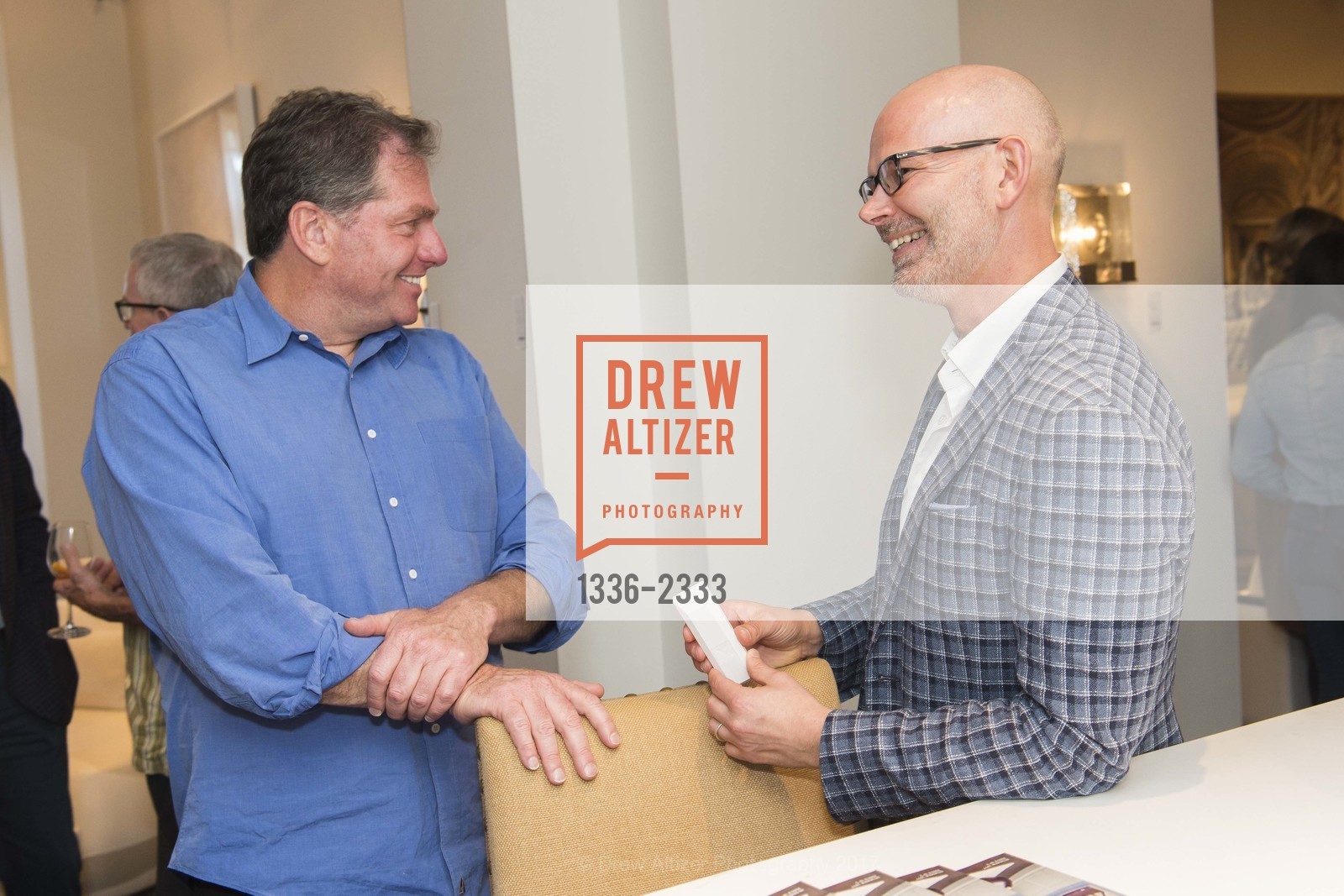 Cliff Kaplan, Erik Hughes, De Sousa Hughes and Galerie Summer Celebration 2017, De Sousa Hughes Showroom. 2 Henry Adams St, June 15th, 2017, Photo #1336-2333 Cliff Kaplan, Erik Hughes, Photo #1336-2333