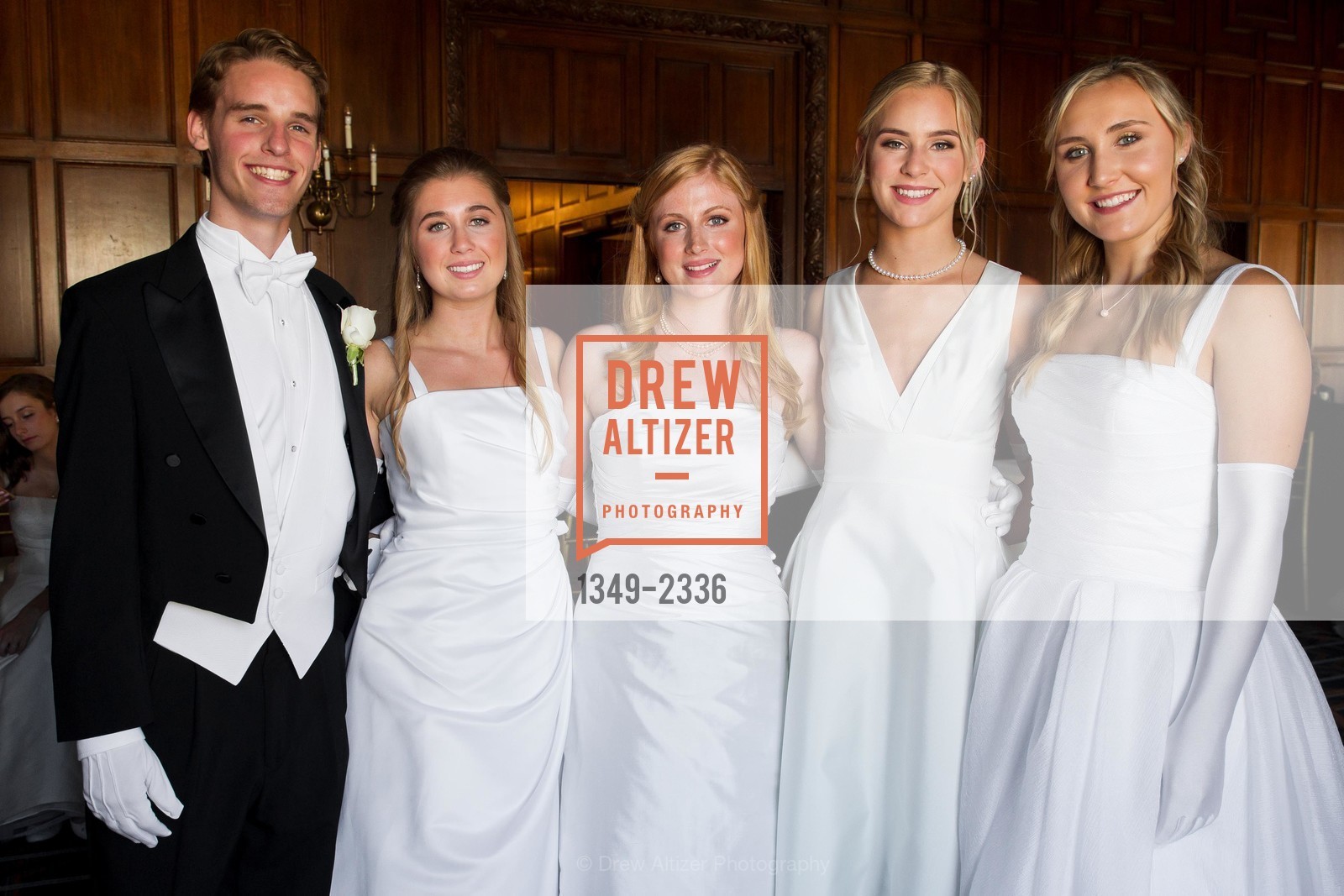 Nick Zabit, Dyllen Alexandria Ford, Jacqueline Harris, Elizabeth Courtney Benham, Catharine Quinn Steigerwald, San Francisco Debutante Ball 2017, Westin St. Francis Hotel San Francisco, Photo #1349-2336 Nick Zabit, Dyllen Alexandria Ford, Jacqueline Harris, Elizabeth Courtney Benham, Catharine Quinn Steigerwald, Photo #1349-2336