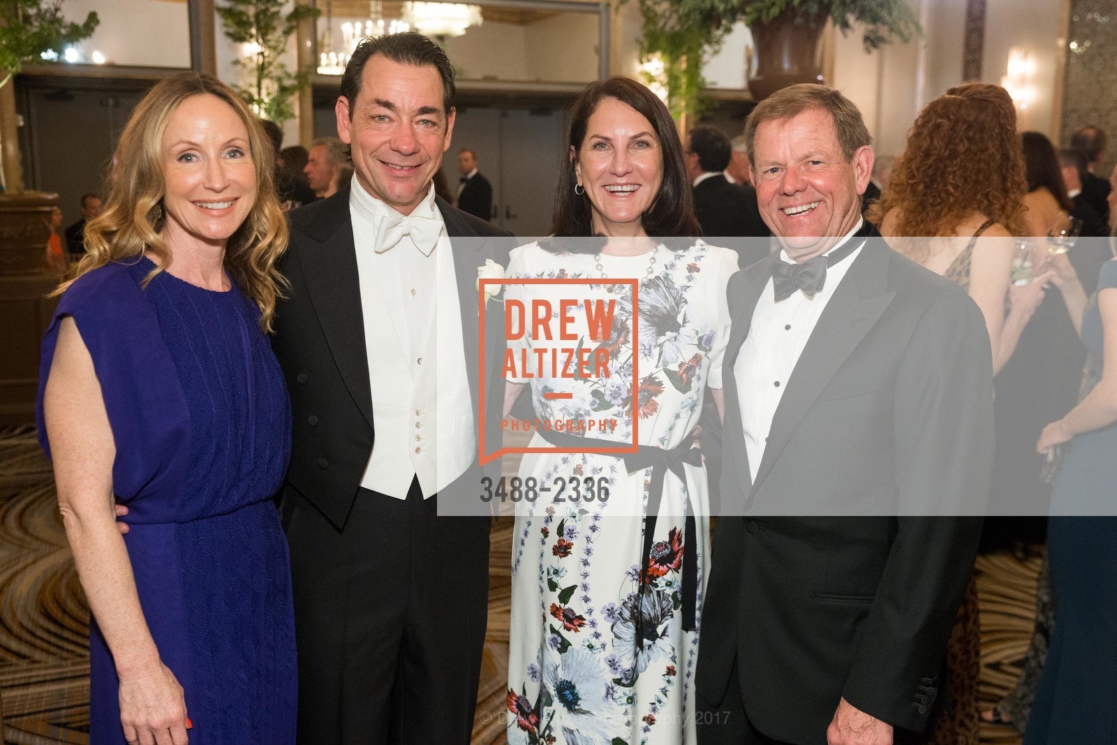 Anne Wattis, Paul Wattis, Anne Magill, Jim Magill, San Francisco Debutante Ball 2017, Westin St. Francis Hotel San Francisco, June 17th, 2017, Photo #3488-2336 Anne Wattis, Paul Wattis, Anne Magill, Jim Magill, Photo #3488-2336