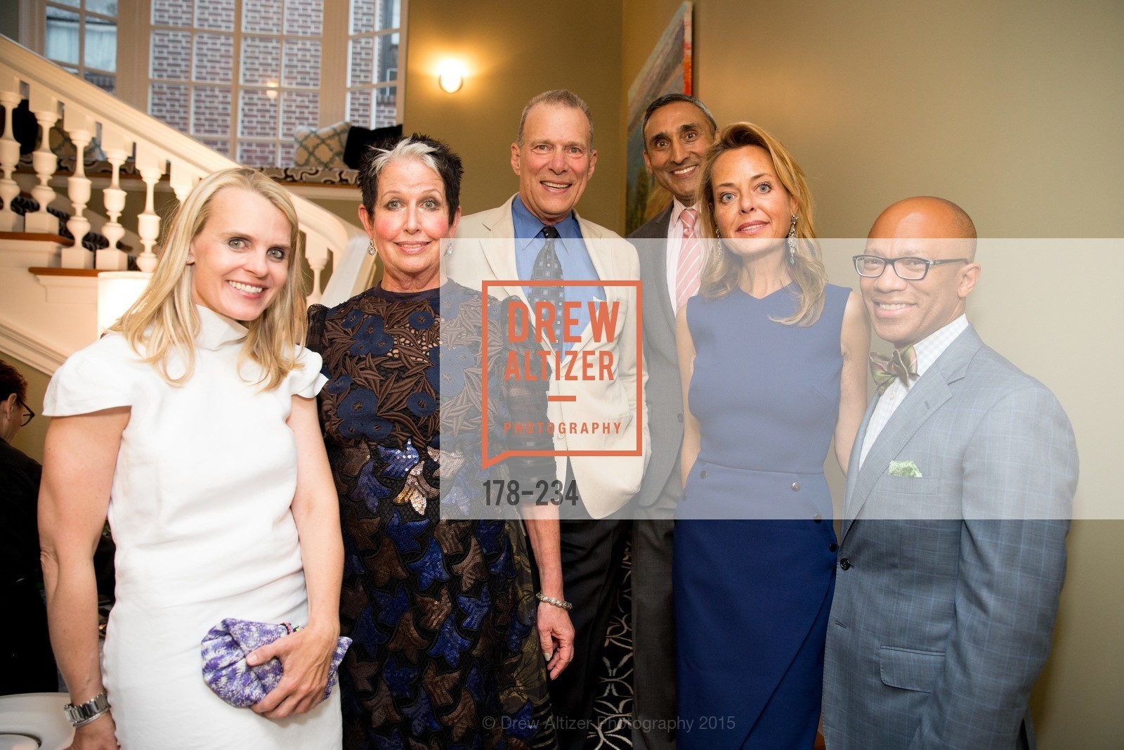 Jane Mudge, Karen Kubin, David Gockley, Inder Dhillon, Charlot Malin, Ken McNeely, San Francisco Opera Ball 2015 Patron Party, Private Residence, August 19th, 2015,Drew Altizer, Drew Altizer Photography, full-service agency, private events, San Francisco photographer, photographer california