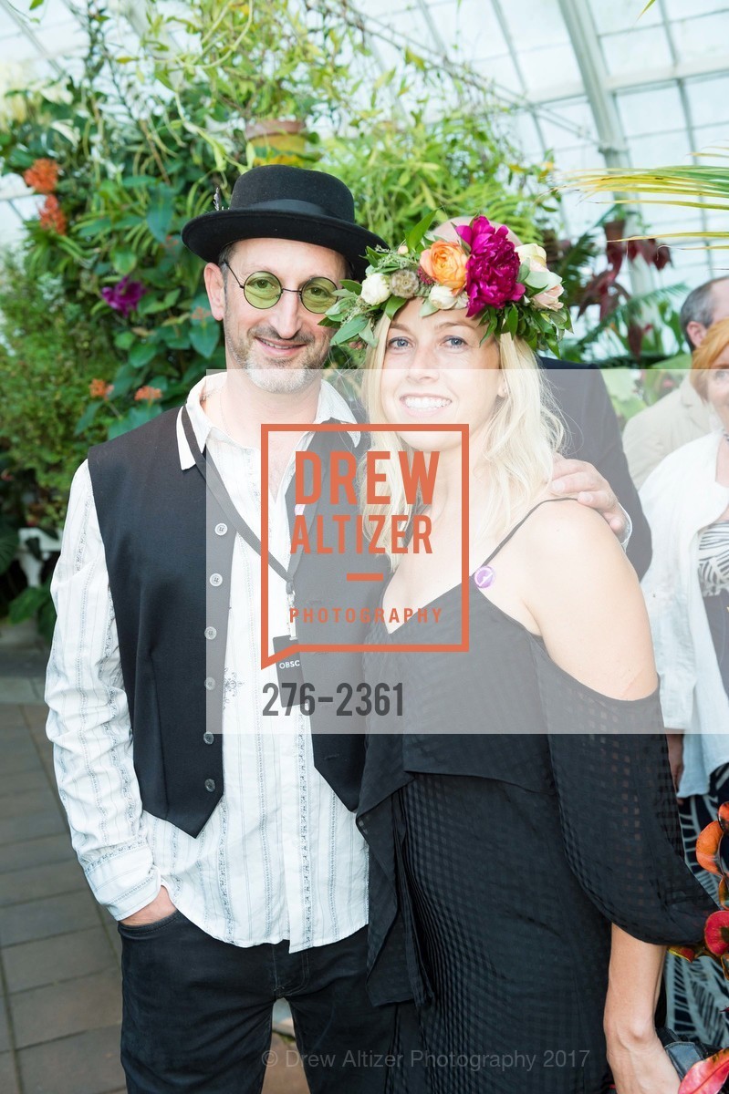 David Schulman, Joyce Pederson, VIP Party for the Illumination of the Conservatory of Flowers 2017, Conservatory of Flowers. 100 John F. Kennedy Dr. Golden Gate Park SF, California, June 21st, 2017, Photo #276-2361 David Schulman, Joyce Pederson, Photo #276-2361