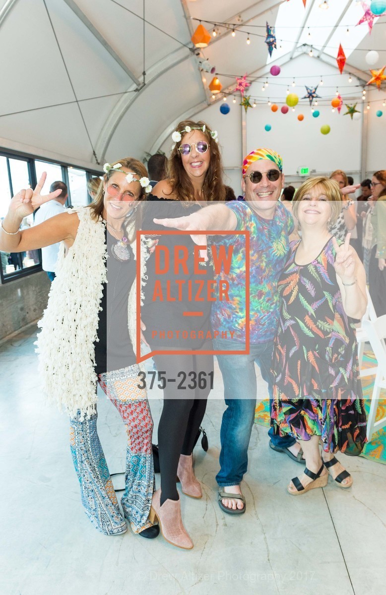 Lisa Vogel, Patricia Suslita Wilson, Ian Reinhard, Jillian Elliott, VIP Party for the Illumination of the Conservatory of Flowers 2017, Conservatory of Flowers. 100 John F. Kennedy Dr. Golden Gate Park SF, California, June 21st, 2017, Photo #375-2361 Lisa Vogel, Patricia Suslita Wilson, Ian Reinhard, Jillian Elliott, Photo #375-2361