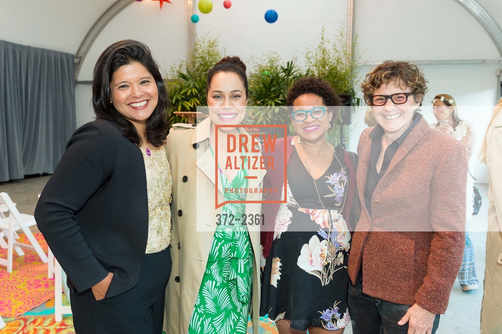 Marjan Philhour, Marisa Rodriguez, Leah Pimentel, Deborah Walker, VIP Party for the Illumination of the Conservatory of Flowers 2017, Conservatory of Flowers. 100 John F. Kennedy Dr. Golden Gate Park SF, California, June 21st, 2017, Photo #372-2361 Marjan Philhour, Marisa Rodriguez, Leah Pimentel, Deborah Walker, Photo #372-2361
