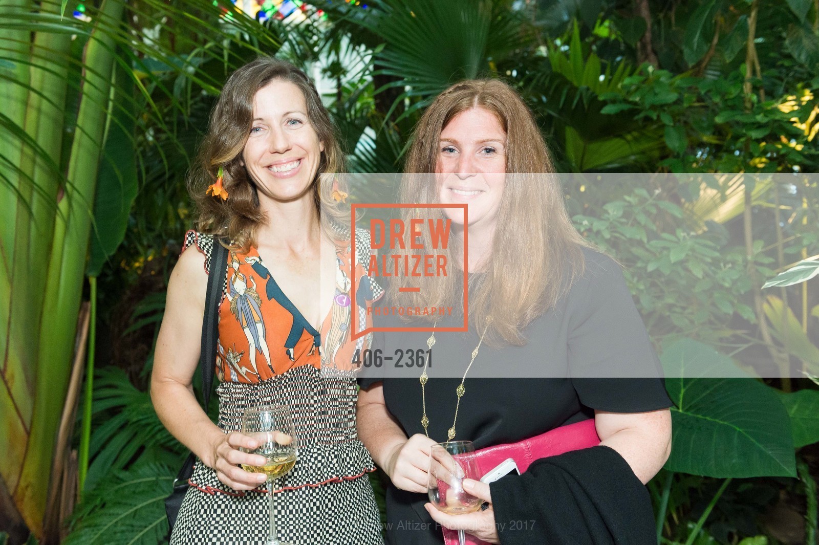 Jen Cooper Siebel, Rebecca Holt, VIP Party for the Illumination of the Conservatory of Flowers 2017, Conservatory of Flowers. 100 John F. Kennedy Dr. Golden Gate Park SF, California, June 21st, 2017, Photo #406-2361 Jen Cooper Siebel, Rebecca Holt, Photo #406-2361