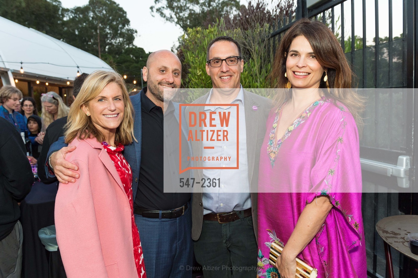 Elizabeth Sunshine, Alex Tourk, Stewart Sunshine, Wendi Norris, VIP Party for the Illumination of the Conservatory of Flowers 2017, Conservatory of Flowers. 100 John F. Kennedy Dr. Golden Gate Park SF, California, June 21st, 2017, Photo #547-2361 Elizabeth Sunshine, Alex Tourk, Stewart Sunshine, Wendi Norris, Photo #547-2361