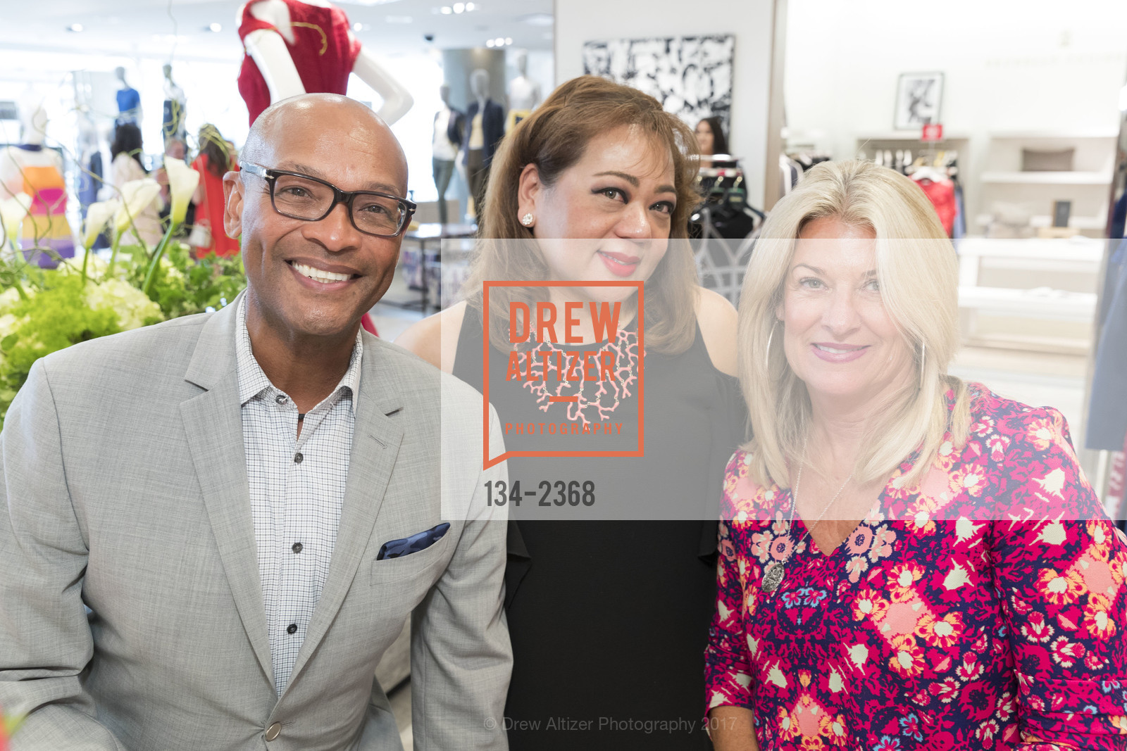 David Nichols, Carmina Cortez, Michelle Bayliss, Chrisa Pappas Personal Appearance at Neiman Marcus Walnut Creek, Neiman Marcus. 1000 S Main St, Walnut Creek, CA 94596, June 21st, 2017, Photo #134-2368 David Nichols, Carmina Cortez, Michelle Bayliss, Photo #134-2368