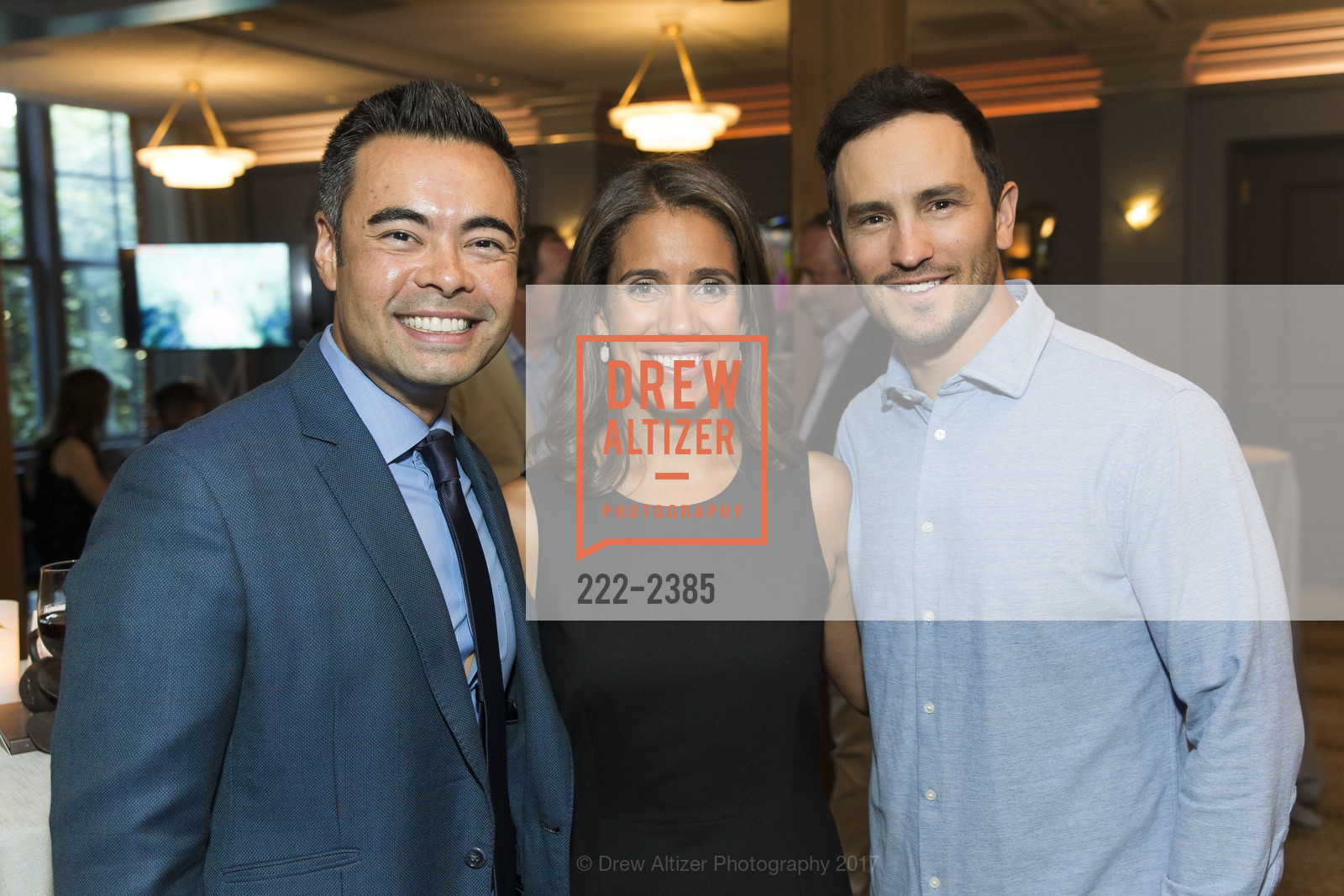 Mike Yam, Desiree Varela, Jeremy Bloom, Wish of a Lifetime x Baume & Mercier Charity Event 2017, The Battery. 717 Battery St, San Francisco, CA 94111, June 28th, 2017, Photo #222-2385 Mike Yam, Desiree Varela, Jeremy Bloom, Photo #222-2385