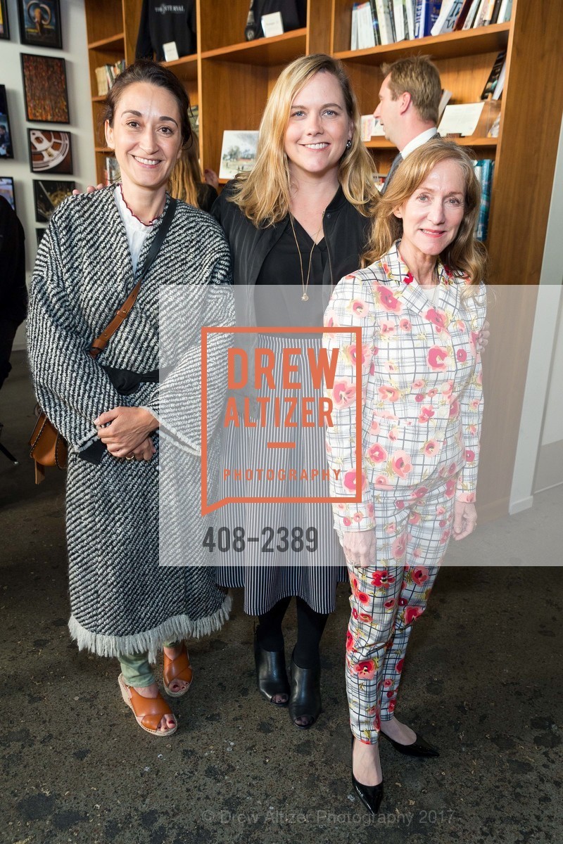 Agnes Faure, Aimee Le Duc, Jill Manton, Sophie Calle's "Missing" Opening Night, Fort Mason Center for Arts & Culture, June 28th, 2017, Photo #408-2389 Agnes Faure, Aimee Le Duc, Jill Manton, Photo #408-2389