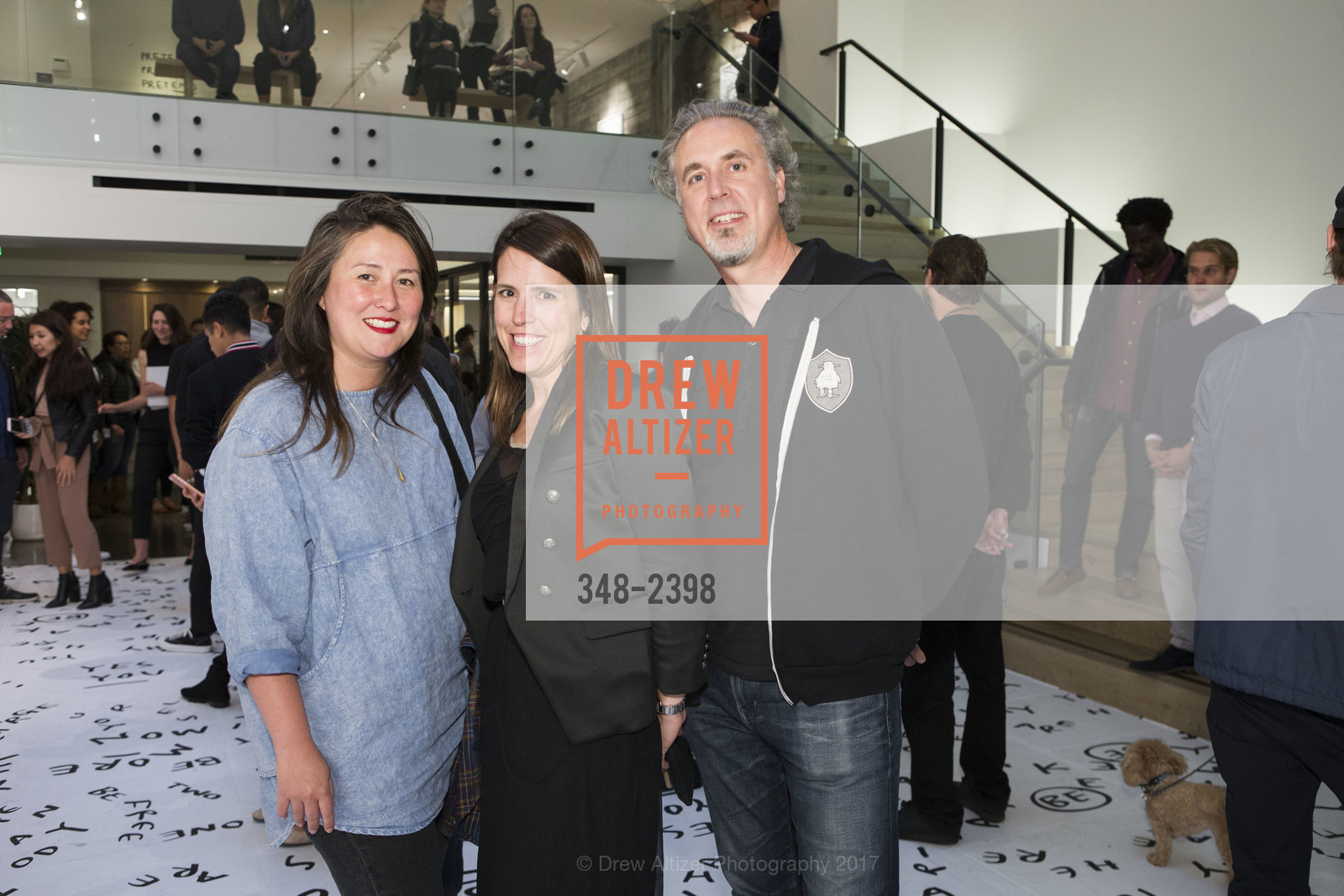 Mei Yen Shitek, Kimberley Losey, Wayne Losey, Shantell Martin Opening, Chandran Gallery. 459 Geary St San Francisco, California, July 13th, 2017, Photo #348-2398 Mei Yen Shitek, Kimberley Losey, Wayne Losey, Photo #348-2398