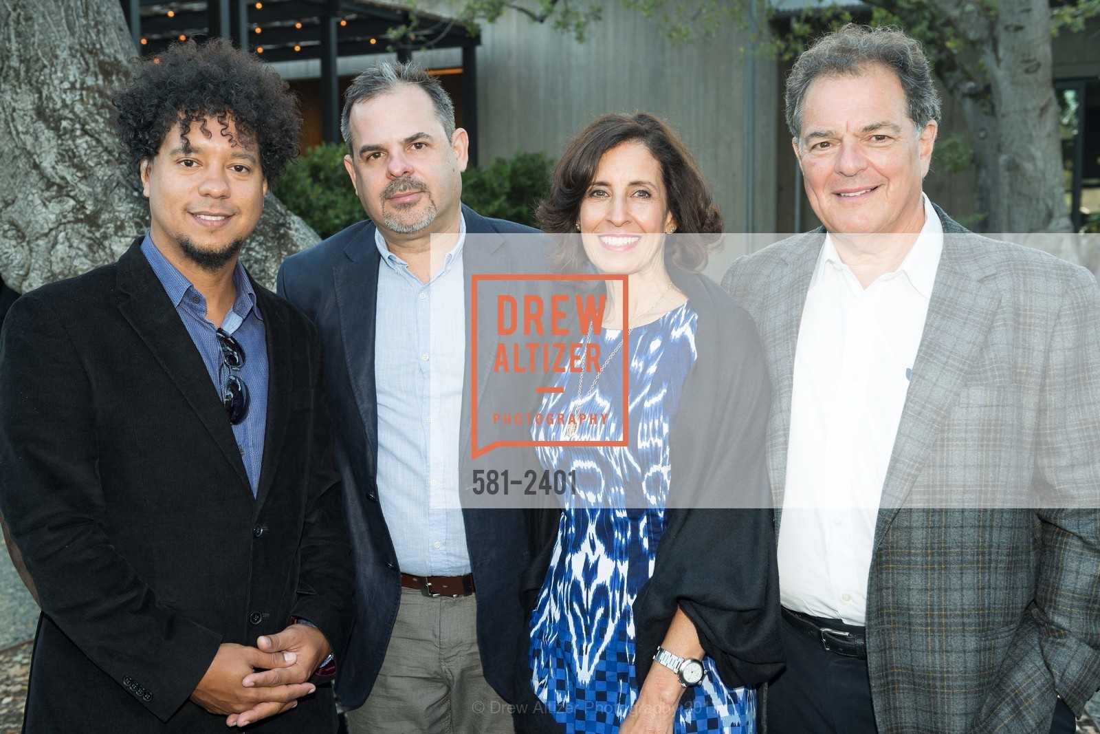 Aldo Lopez-Gavilan, Carlos Iglesias, Darian Swig, Rick Swig, Festival Napa Valley 2017 Founders Dinner at Promontory, Promontory. 1601 Oakville Grade, July 13th, 2017, Photo #581-2401 Aldo Lopez-Gavilan, Carlos Iglesias, Darian Swig, Rick Swig, Photo #581-2401