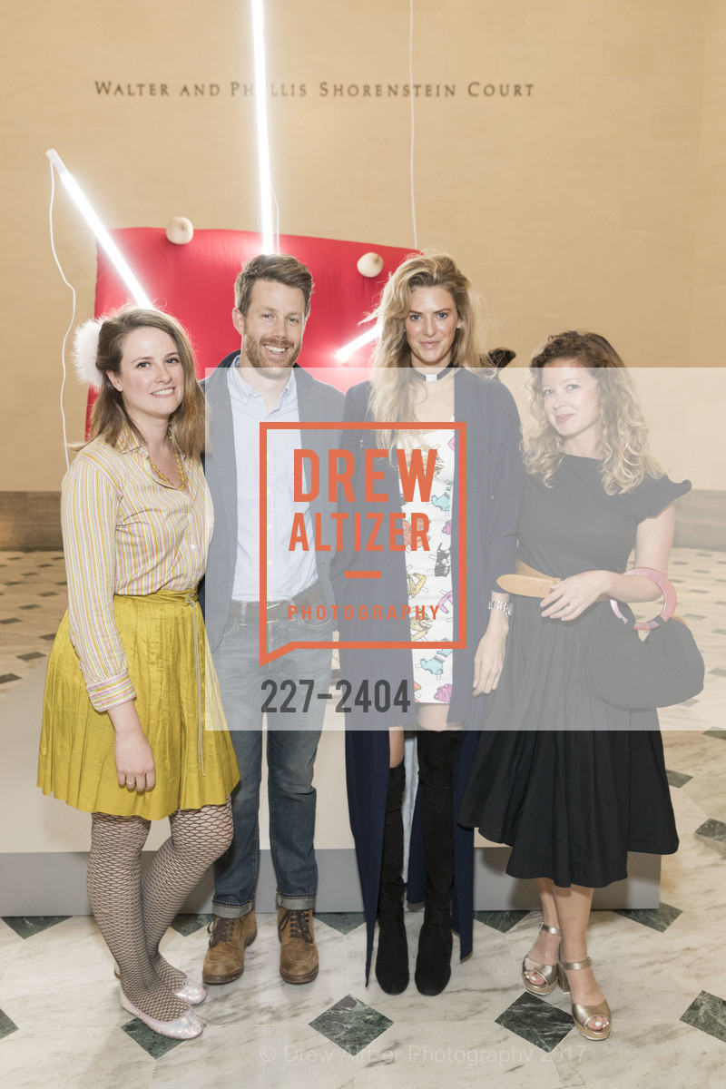 Kelsey Shell, Miles Danielson, Emily Wheeler, Becky Abramowitz, Sarah Lucas Donor Reception at the Legion of Honor, Legion of Honor, July 13th, 2017, Photo #227-2404 Kelsey Shell, Miles Danielson, Emily Wheeler, Becky Abramowitz, Photo #227-2404