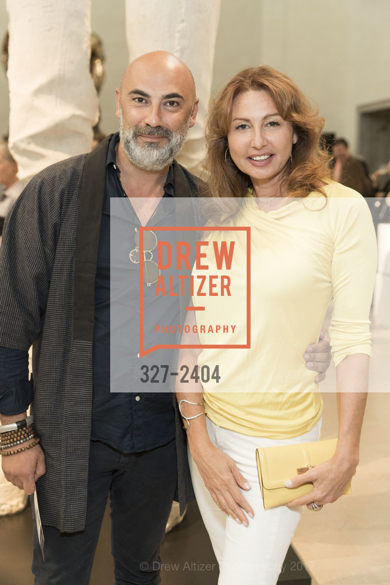 Kourosh Gharishah, Alona Kagan, Sarah Lucas Donor Reception at the Legion of Honor, Legion of Honor, July 13th, 2017, Photo #327-2404 Kourosh Gharishah, Alona Kagan, Photo #327-2404