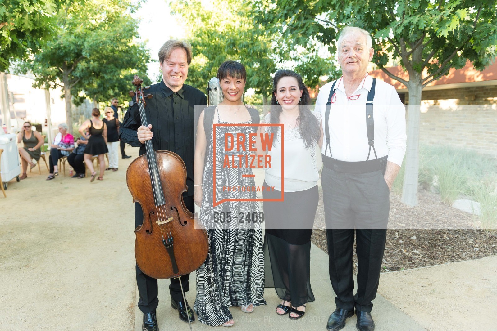 Joshua Bell, Bill Murray, Festival Napa Valley 2017 Arts for All Gala at HALL St. Helena, HALL. 401 St Helena Hwy, St Helena, CA 94574, July 16th, 2017, Photo #605-2409 Joshua Bell, Bill Murray, Photo #605-2409