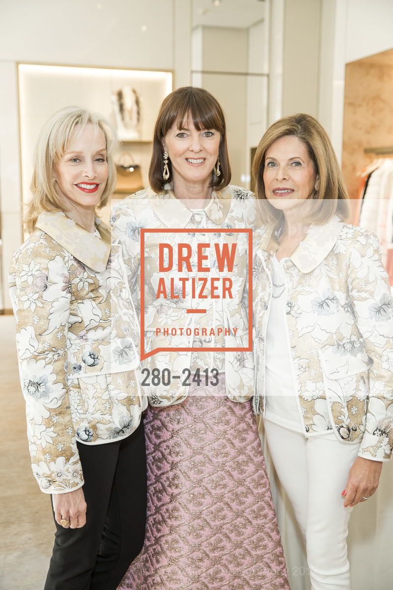 OJ Shansby, Allison Speer, Lydia Shorenstein, FENDI Boutique Luncheon and Preview, FENDI Boutique. 195 Grant Avenue, San Francisco, Ca 94108, July 18th, 2017, Photo #280-2413 OJ Shansby, Allison Speer, Lydia Shorenstein, Photo #280-2413