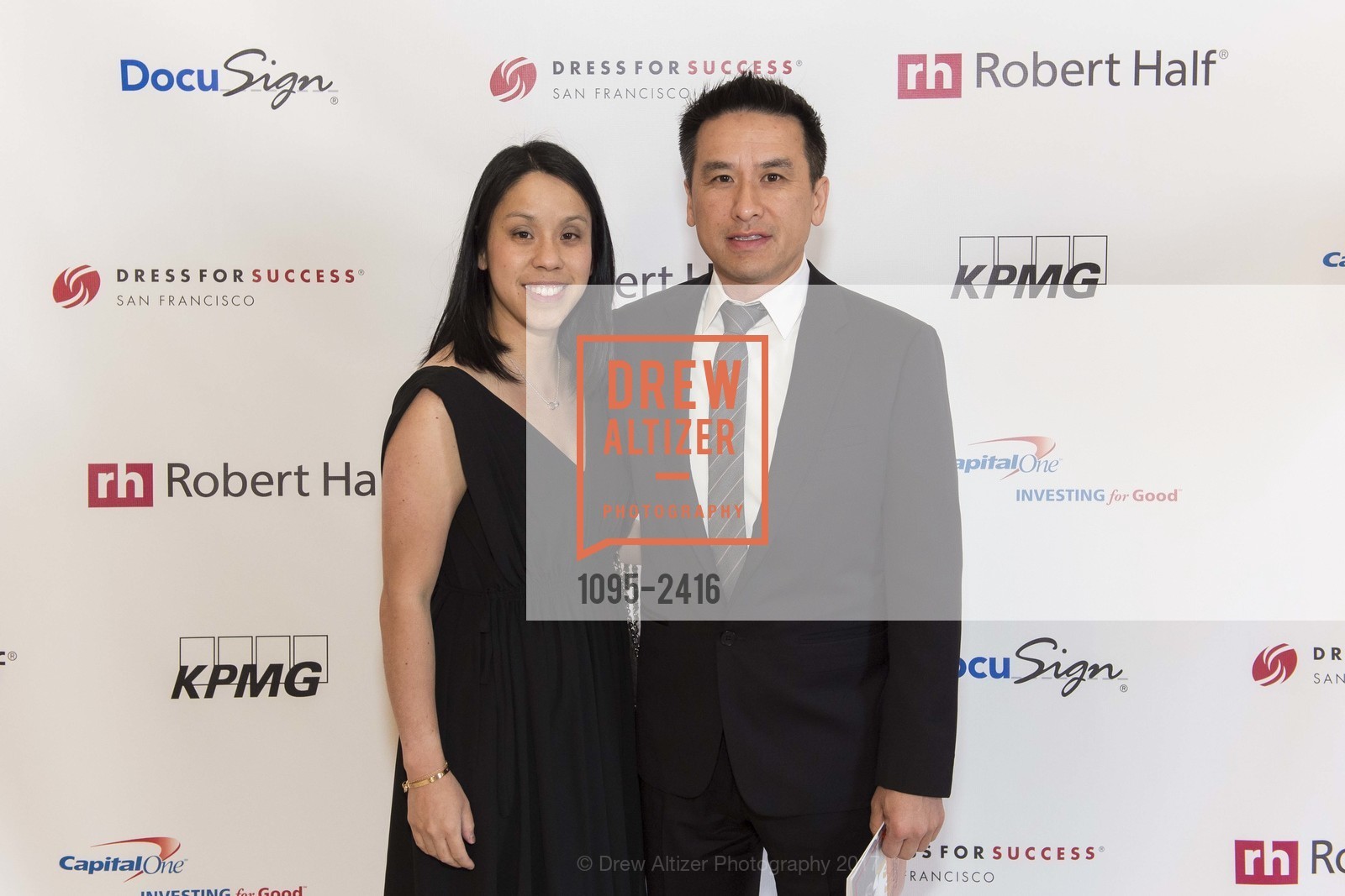 Oanh Nguyen, Kenny Nguyen, Dress For Success Gala 2017, San Francisco War Memorial, Green room. 401 Van Ness Ave, San Francisco, CA 94102, July 20th, 2017, Photo #1095-2416 Oanh Nguyen, Kenny Nguyen, Photo #1095-2416
