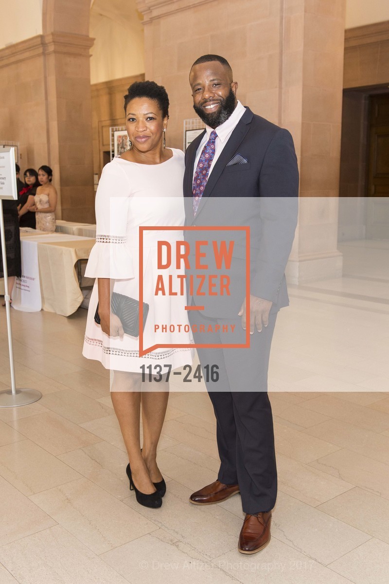 Kim Stewart, Zechariah Whittington, Dress For Success Gala 2017, San Francisco War Memorial, Green room. 401 Van Ness Ave, San Francisco, CA 94102, July 20th, 2017, Photo #1137-2416 Kim Stewart, Zechariah Whittington, Photo #1137-2416