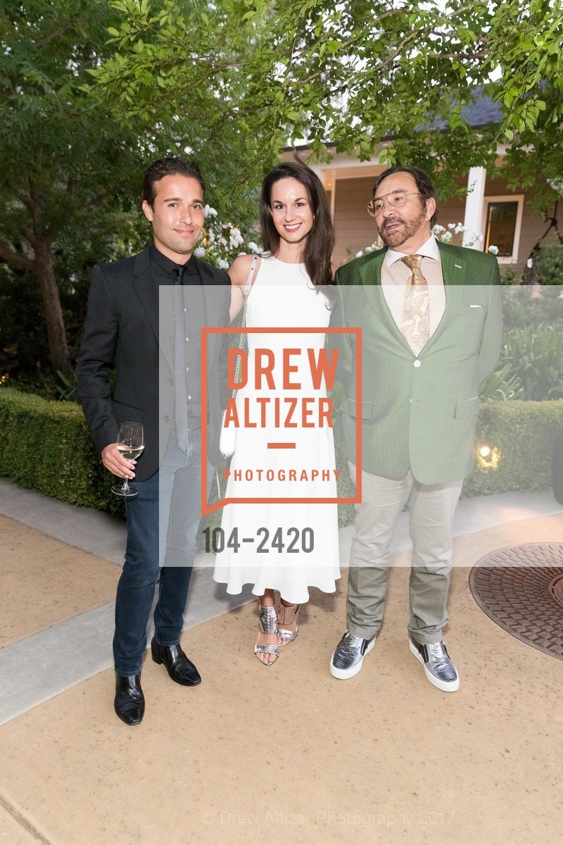 Paul Stojanovich, Kylie Edwards, Jose Nazar, Festival Napa Valley Patron Dinner at Trinchero, Trinchero, July 20th, 2017, Photo #104-2420 Paul Stojanovich, Kylie Edwards, Jose Nazar, Photo #104-2420