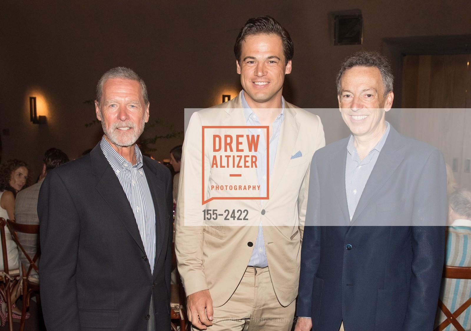 Duffy Keys, Daniel Paltridge, Rick Walker, Festival Napa Valley Bulgari Luncheon at B Cellars, B Cellars. 703 Oakville Cross Rd, Napa, CA 94562, July 21st, 2017, Photo #155-2422 Duffy Keys, Daniel Paltridge, Rick Walker, Photo #155-2422