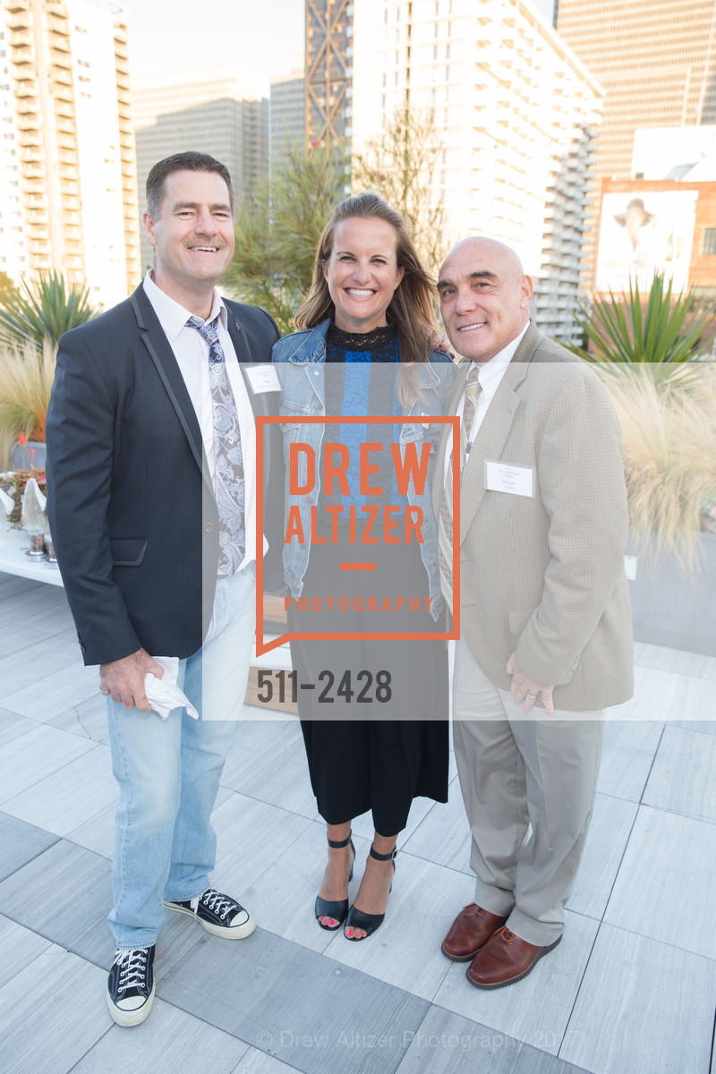 Ken Fox, Alexis Bechtel, Kevin, 2017 Koshland/ Haas Awards, The Battery, Parlor. 717 Battery St. San Francisco, California 94111, July 27th, 2017, Photo #511-2428 Ken Fox, Alexis Bechtel, Kevin, Photo #511-2428