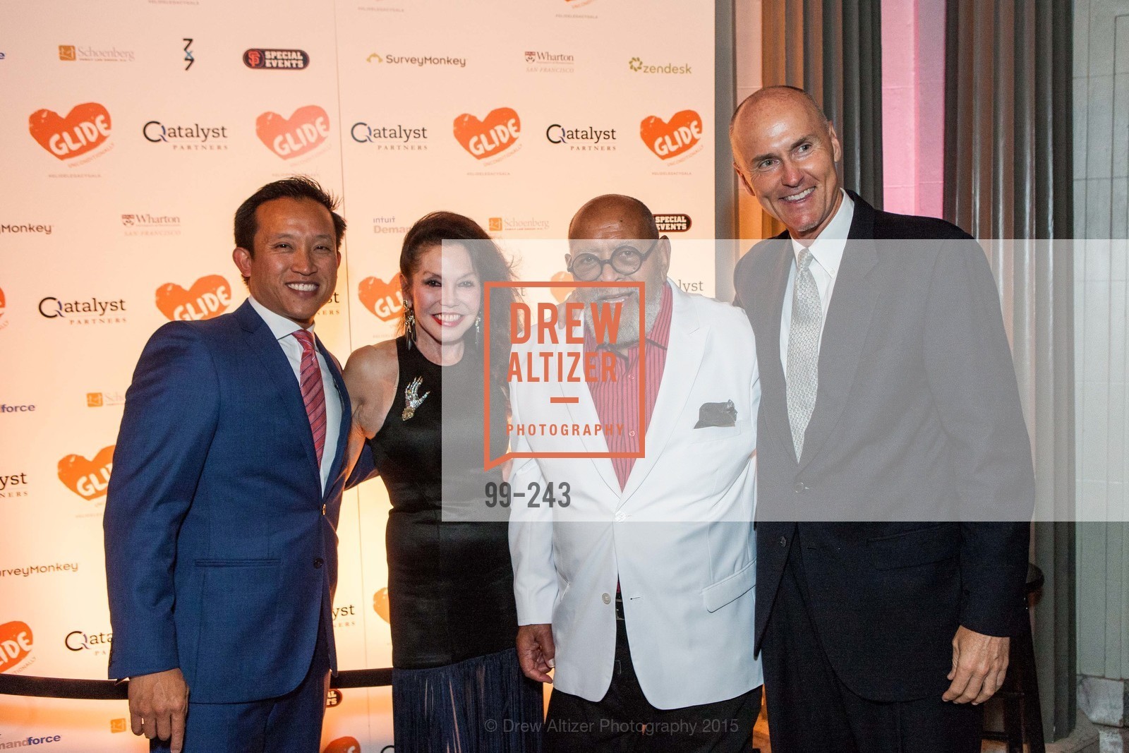 Ross Millie, Crickette Brown Glad, Gucci & Vogue Dinner, The Regency Ballroom. The Regency Ballroom, . 1300 Van Ness Ave, August 22nd, 2015, Photo #99-243 Ross Millie, Crickette Brown Glad, Photo #99-243