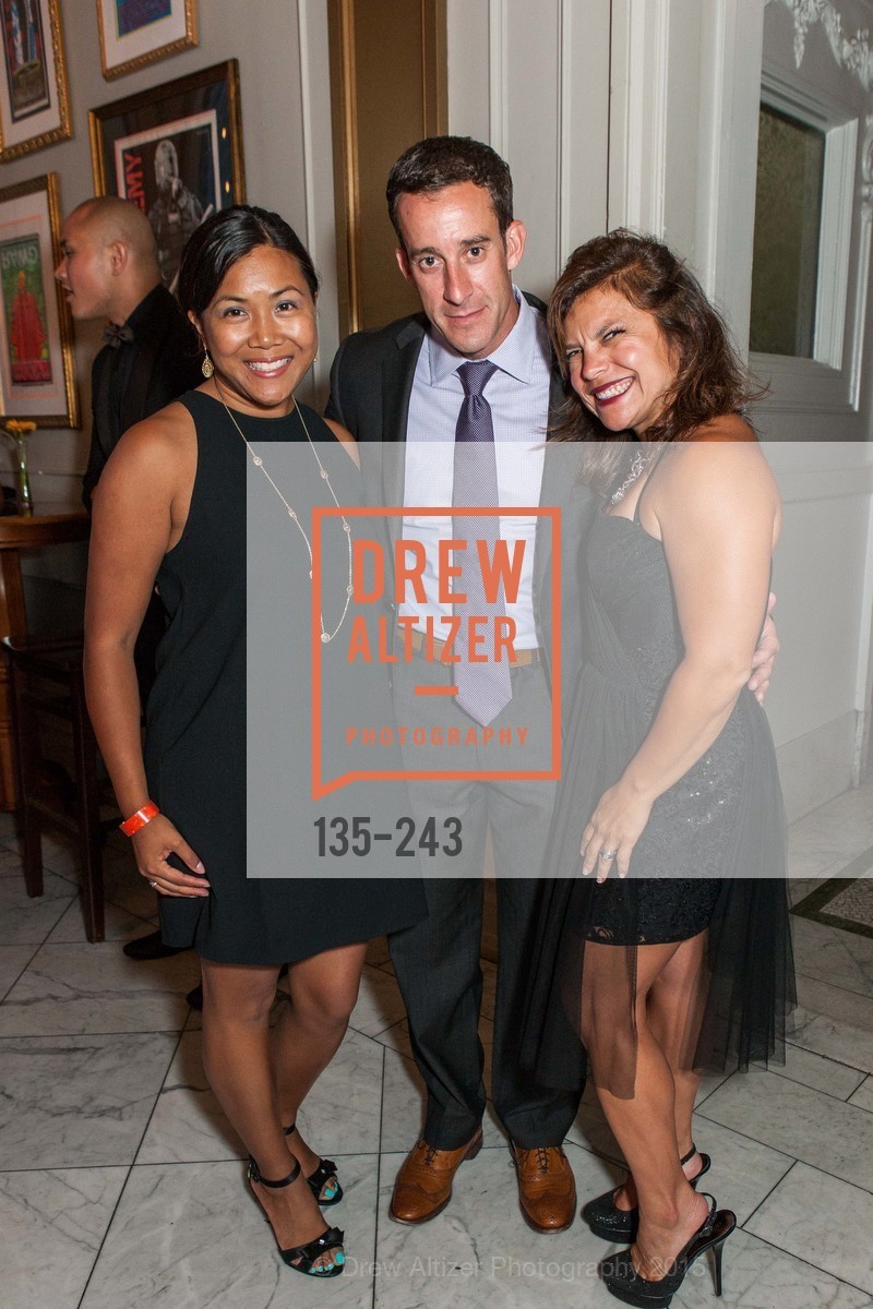 Shirley Manan, Chris Arana, Georgeann Garcia Arana, Gucci & Vogue Dinner, The Regency Ballroom. The Regency Ballroom, . 1300 Van Ness Ave, August 22nd, 2015, Photo #135-243 Shirley Manan, Chris Arana, Georgeann Garcia Arana, Photo #135-243