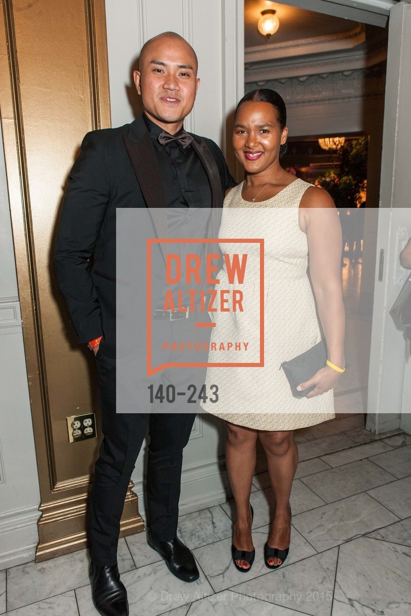 Will Kang, Yoli Mapp, Gucci & Vogue Dinner, The Regency Ballroom. The Regency Ballroom, . 1300 Van Ness Ave, August 22nd, 2015, Photo #140-243 Will Kang, Yoli Mapp, Photo #140-243
