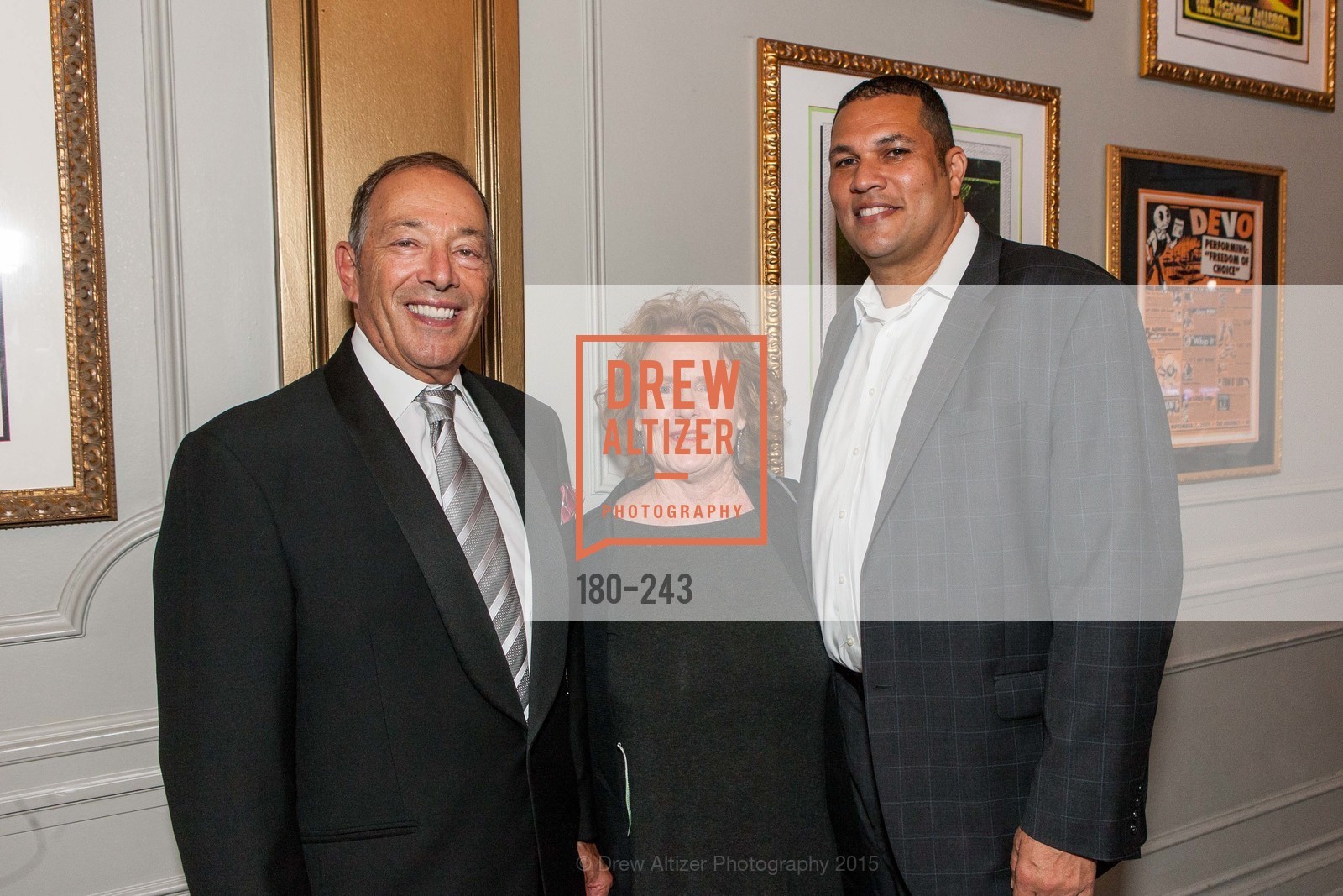 Bill Nothman, Candace Snyder, George Bridges, Gucci & Vogue Dinner, The Regency Ballroom. The Regency Ballroom, . 1300 Van Ness Ave, August 22nd, 2015, Photo #180-243 Bill Nothman, Candace Snyder, George Bridges, Photo #180-243