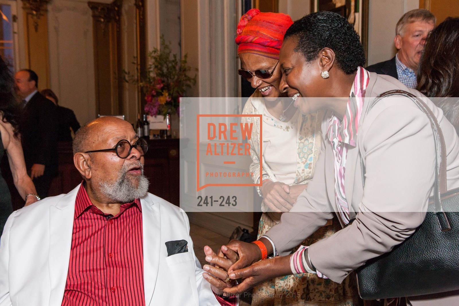 Cecil Williams, Rosemarie, Fafi Wa Nairobi, 6TH ANNUAL GLIDE LEGACY GALA, The Regency Ballroom. 1300 Van Ness Ave, August 22nd, 2015,Drew Altizer, Drew Altizer Photography, full-service agency, private events, San Francisco photographer, photographer california